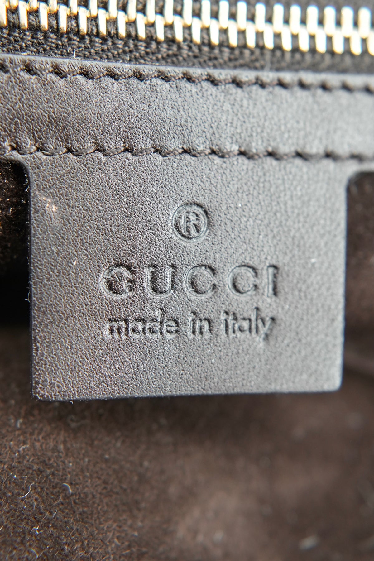 Gucci brown Python Craft tote 002123