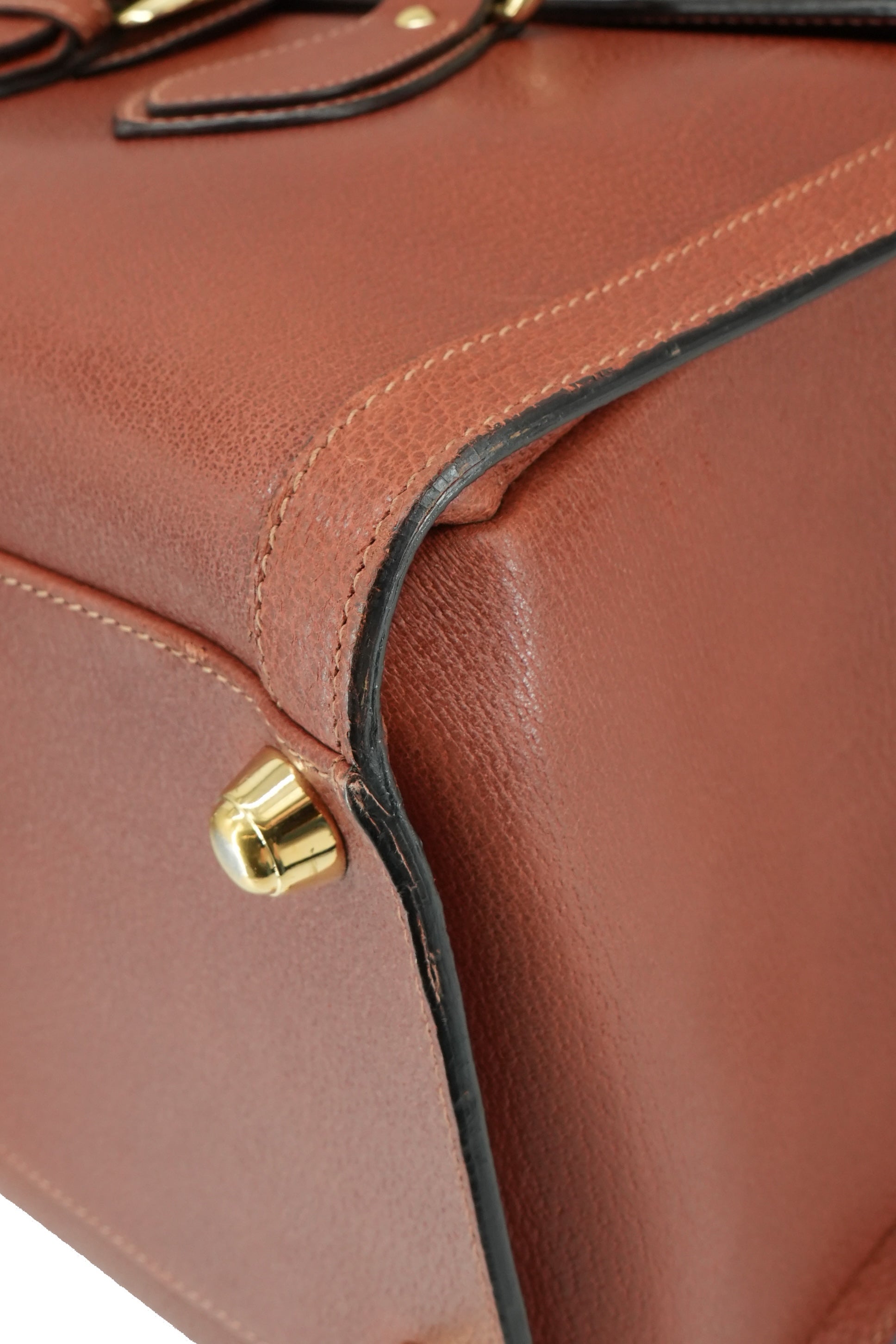 Gucci brown vintage weekender bag 012-122-3435