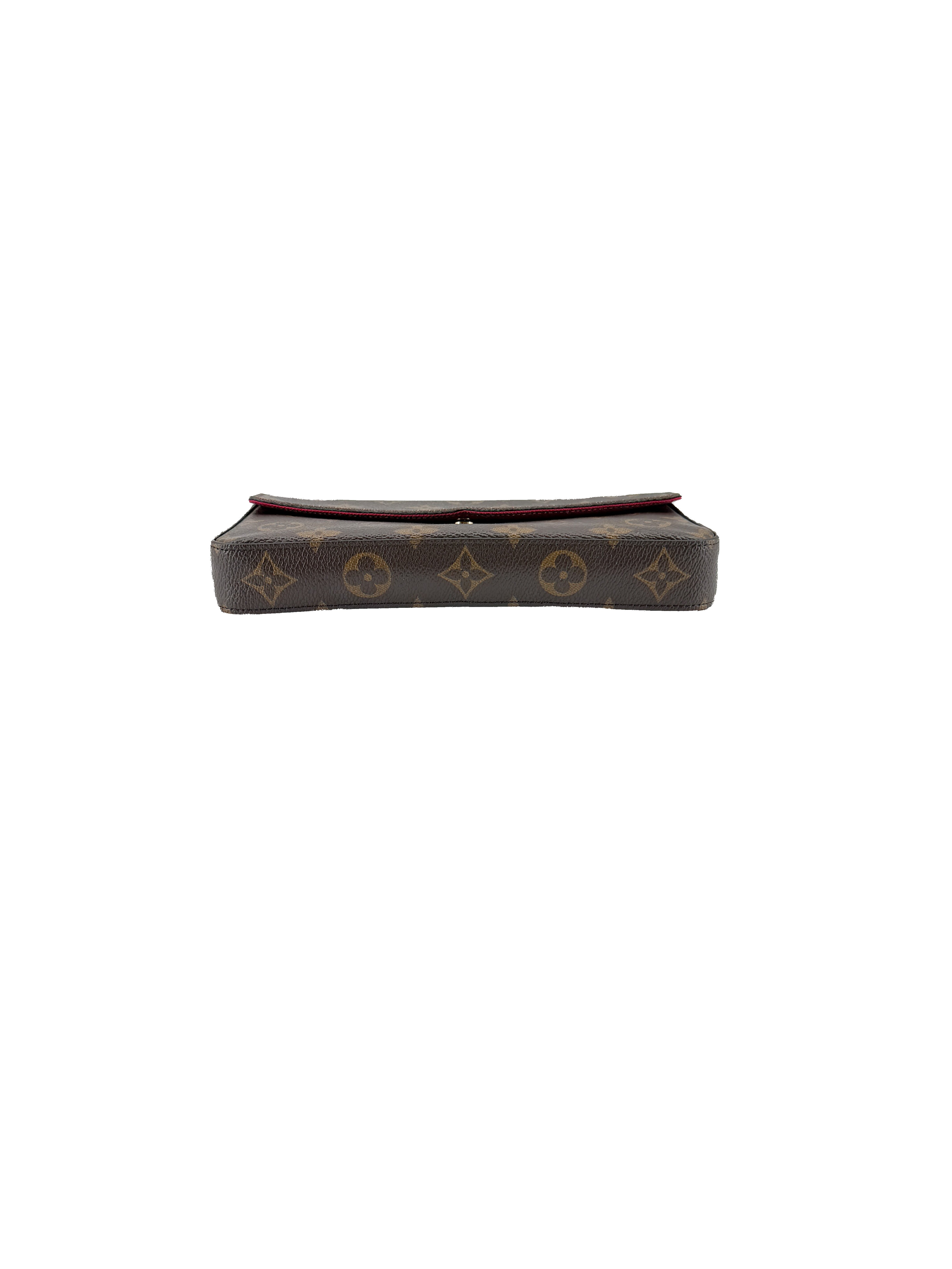 Louis Vuitton monogram Felicie Pochette w/inserts CA2188