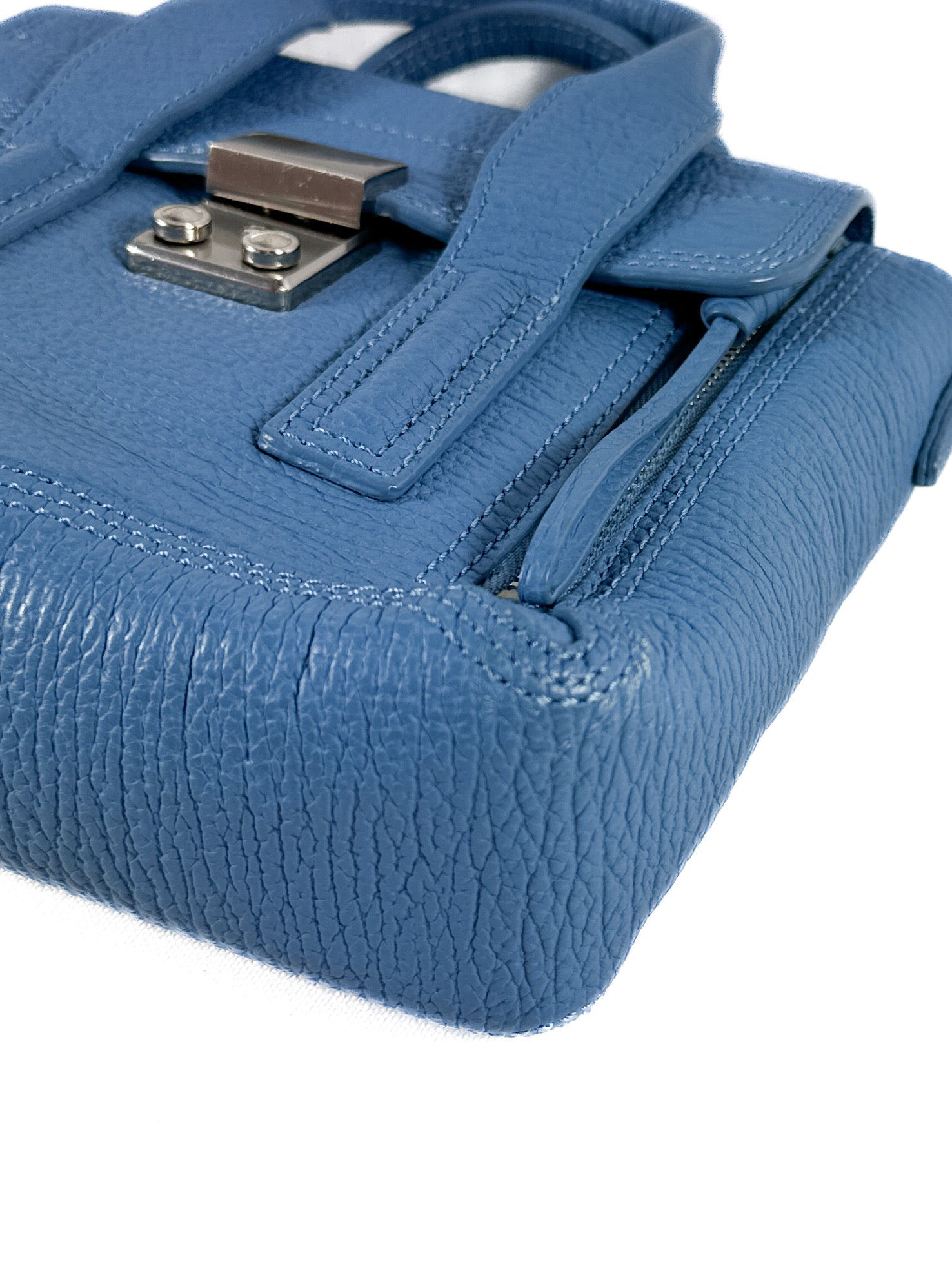 3.1 Phillip Lim blue nano Pashli satchel