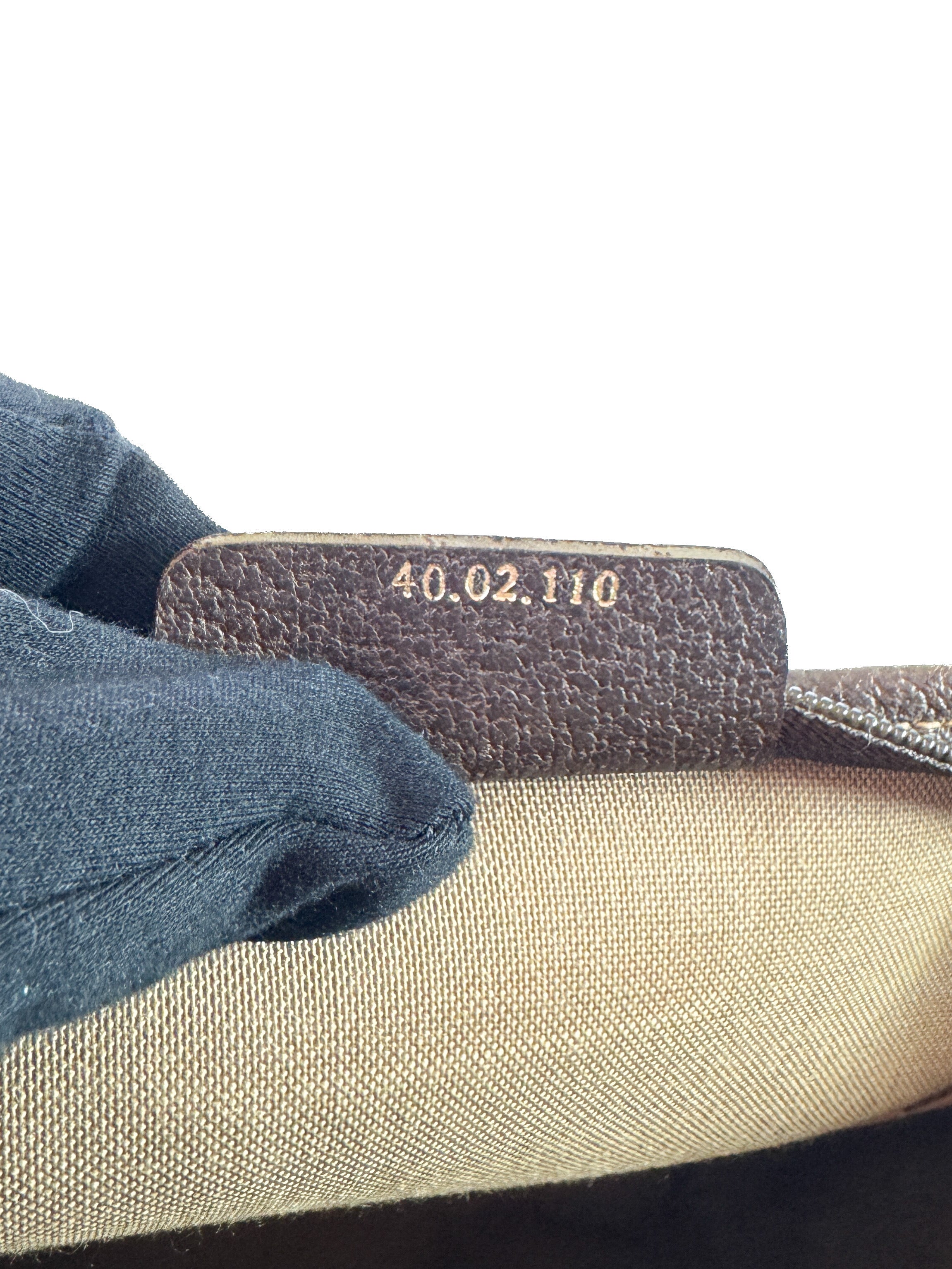 Gucci brown vintage GG tote 4002110