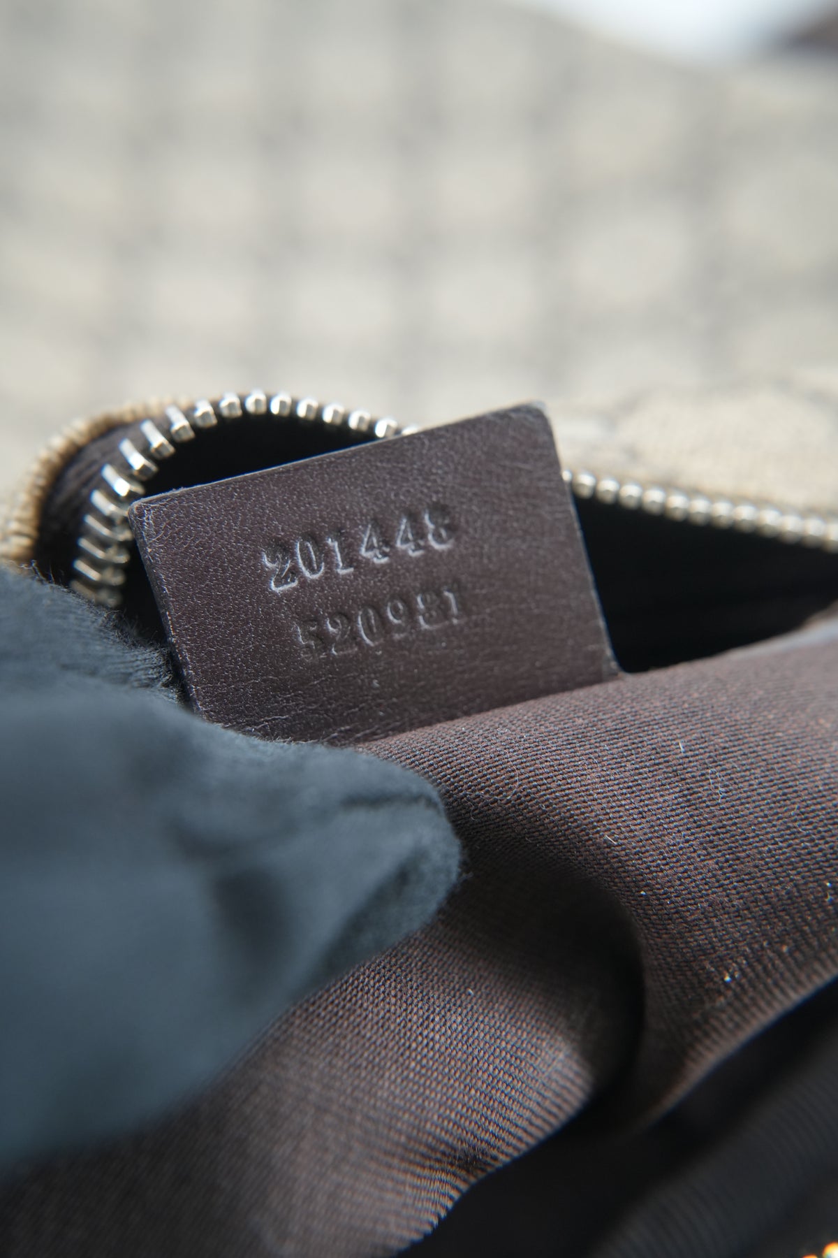 Gucci brown coated canvas crossbody 201448 520981