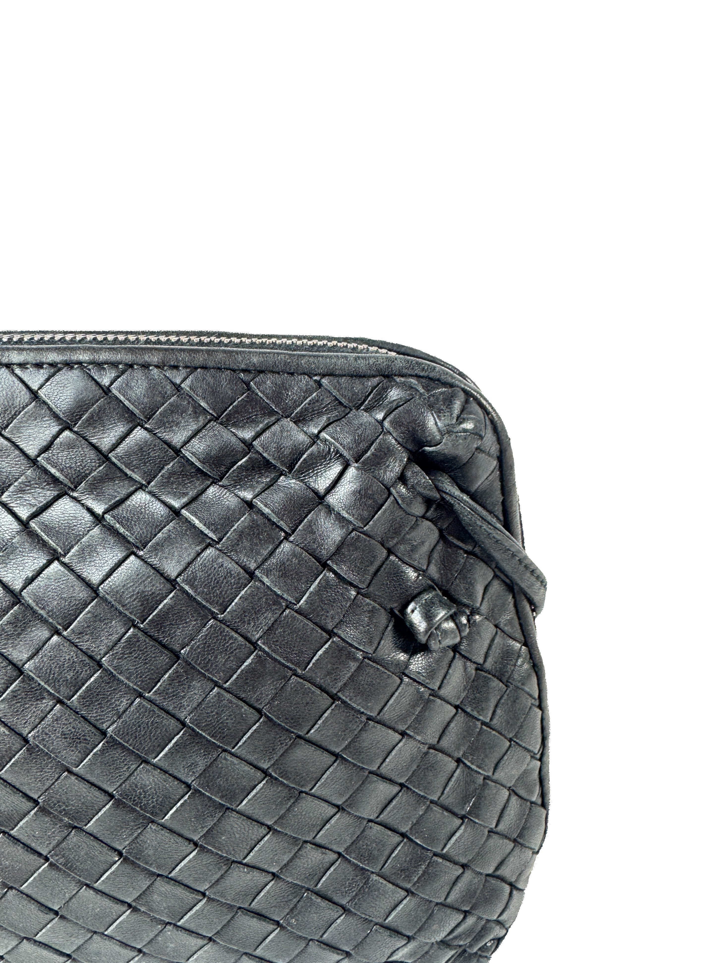 Bottega Veneta black Intrecciato Nodini bag 245354 V0016 8175