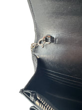 Saint Laurent black croc embossed Sunset mini GUE533026-0219