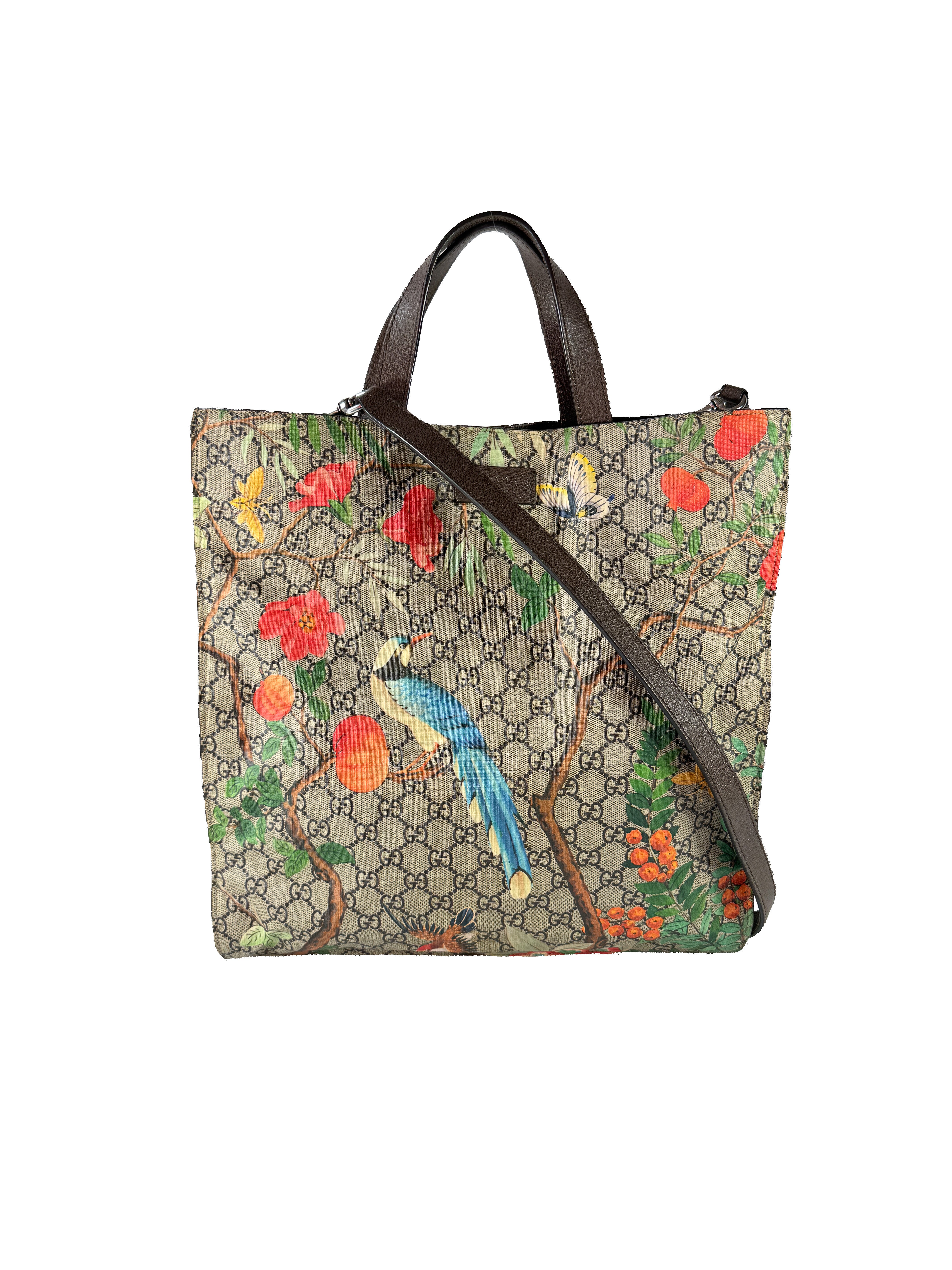 Gucci GG Tian print tote 450950525040