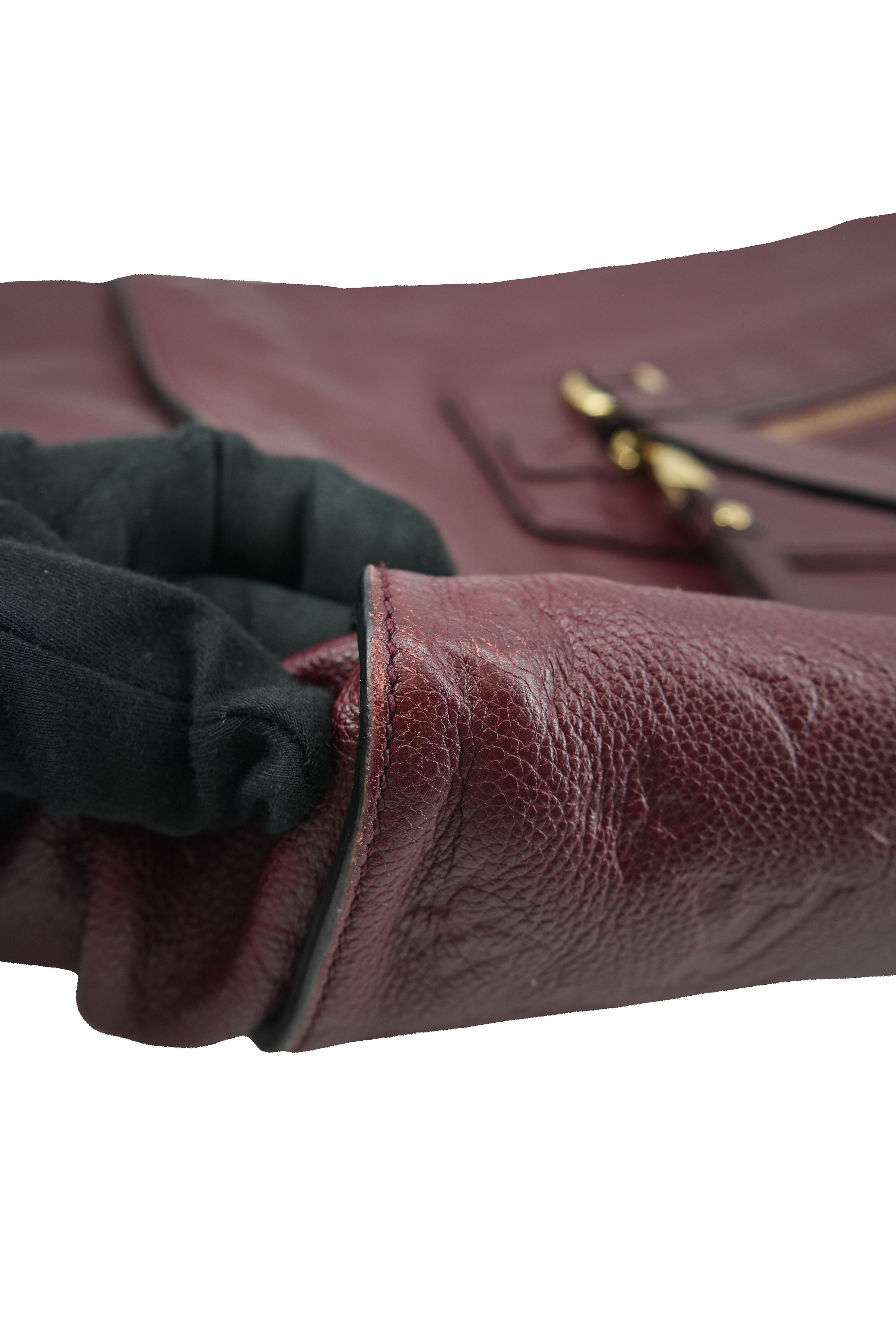 Louis Vuitton burgundy empreinte Lumineuse GM VI0191