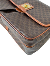 Celine vintage brown Macadame shoulder bag M12