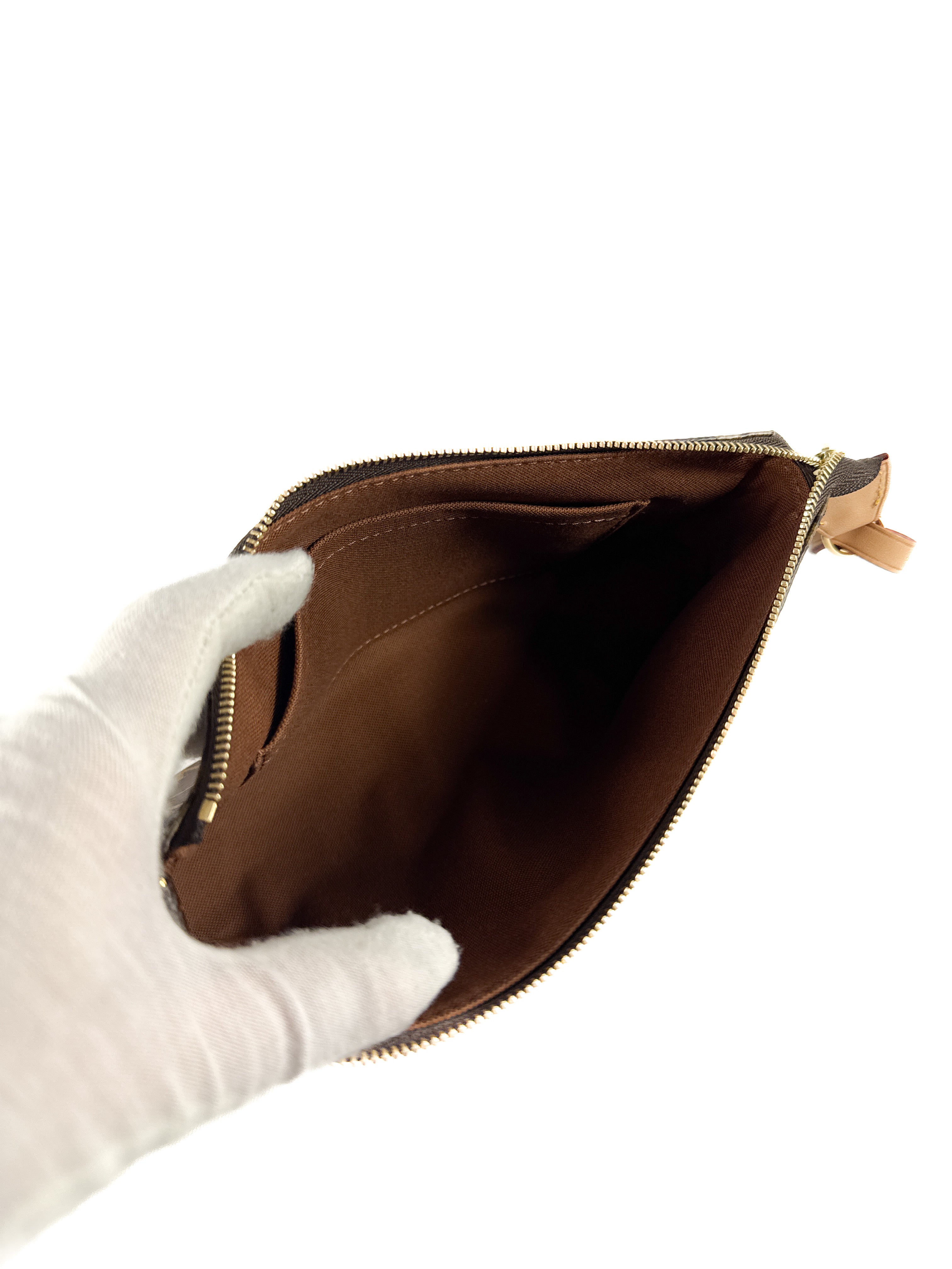 Louis Vuitton monogram pochette accessories NM (microchipped)