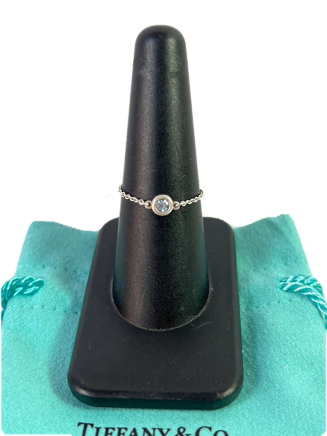 Tiffany & Co Elsa Peretti color by the yard aquamarine ring