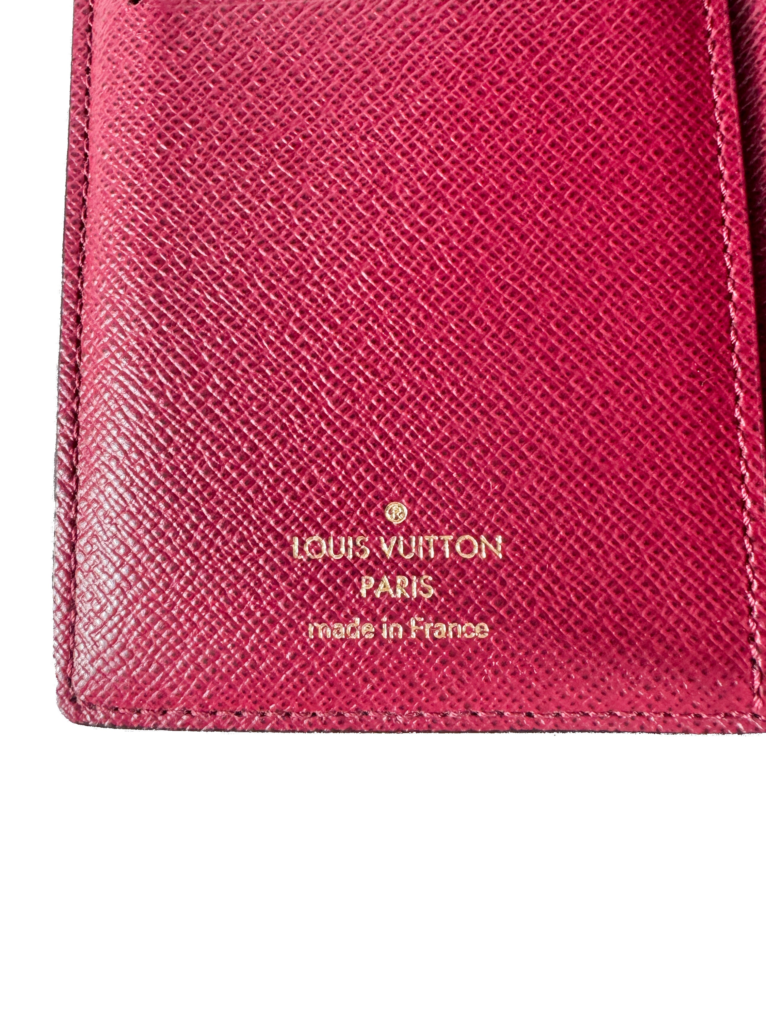 Louis Vuitton Monogram Fuchsia Portefeuille Juliet Wallet SP4200