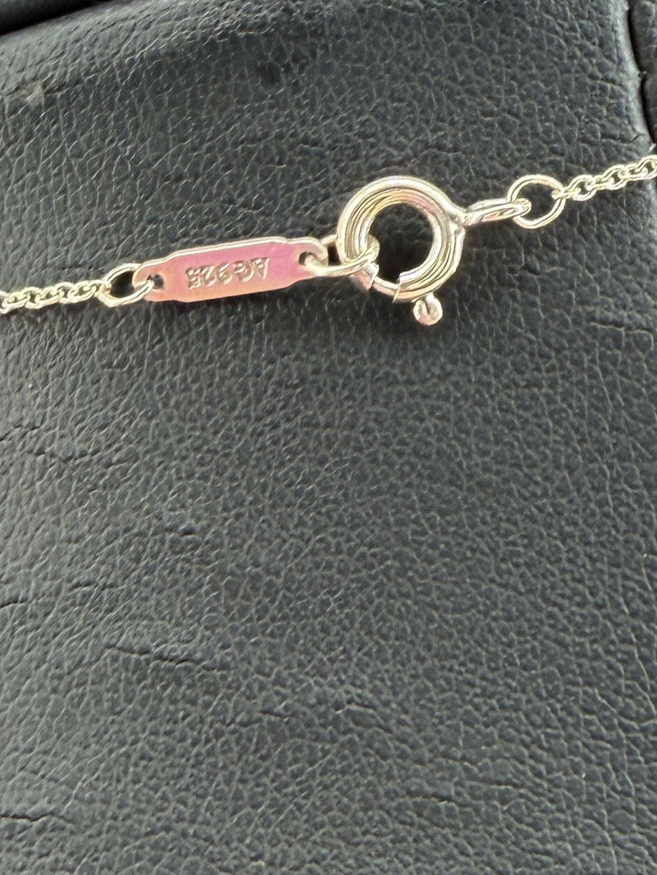 Tiffany & Co sterling silver twist knot necklace