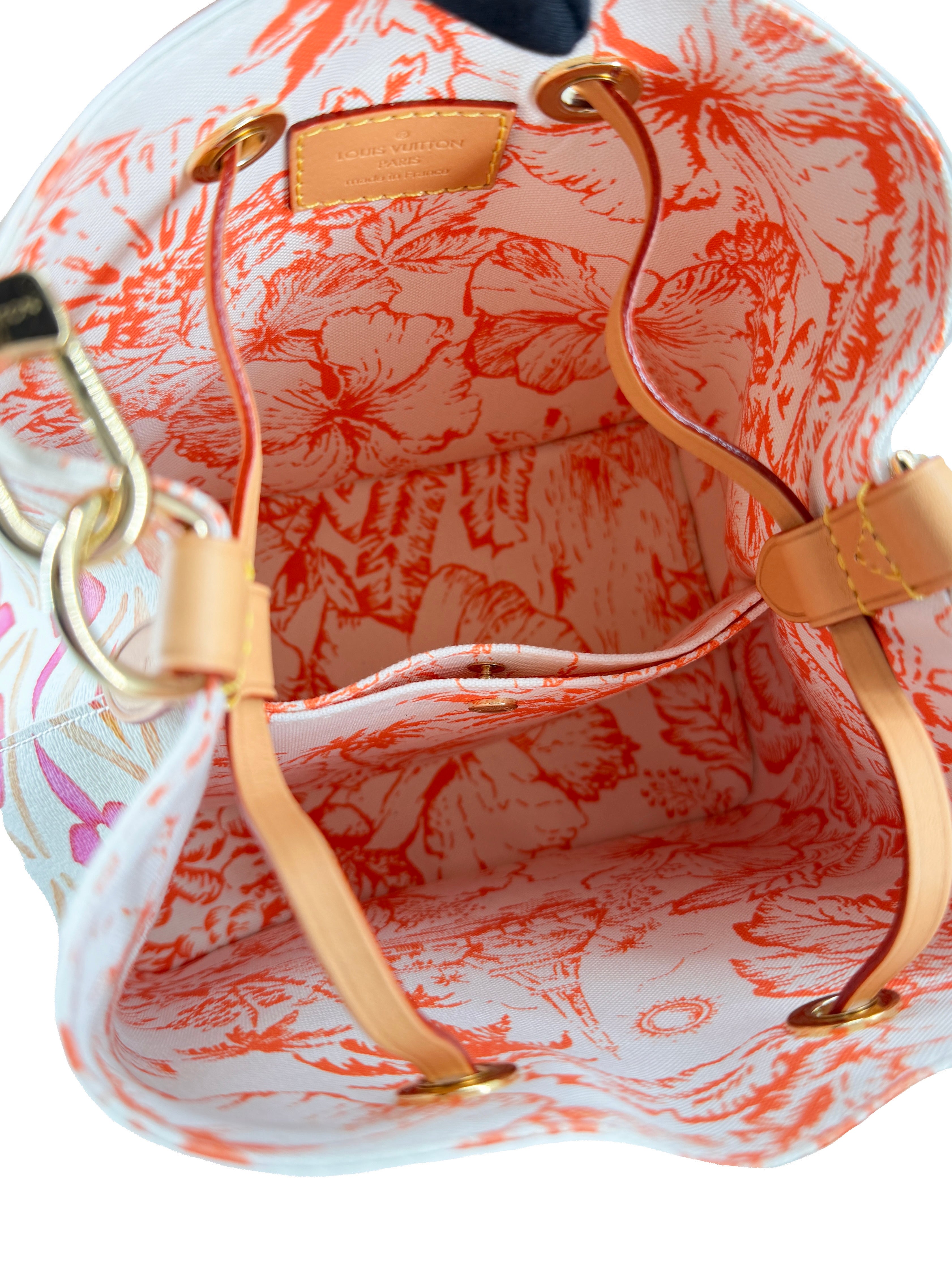 Louis Vuitton monogram Tiles NeoNoe BB Coral NFC