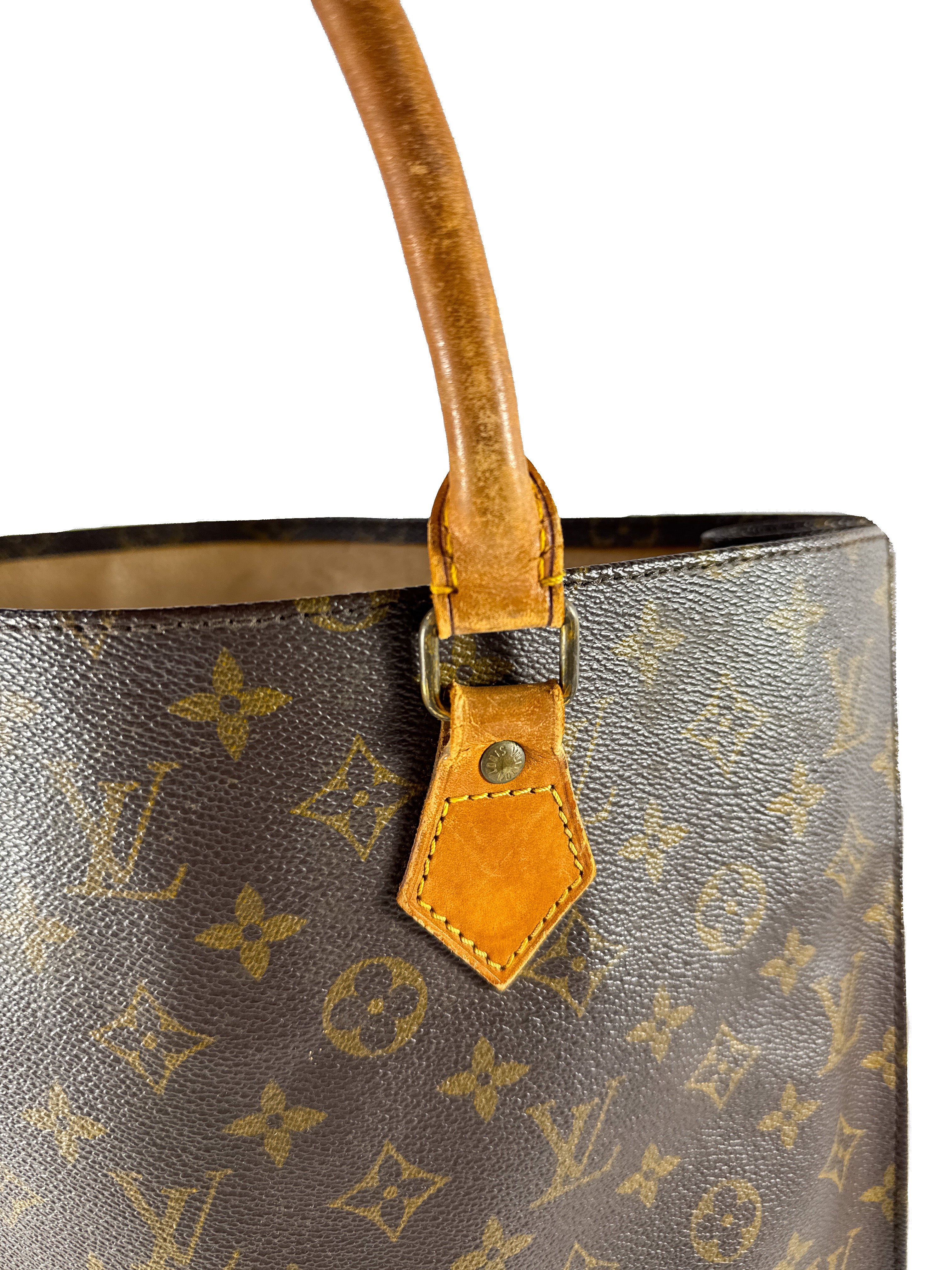 Louis Vuitton monogram Sac Plat tote 862