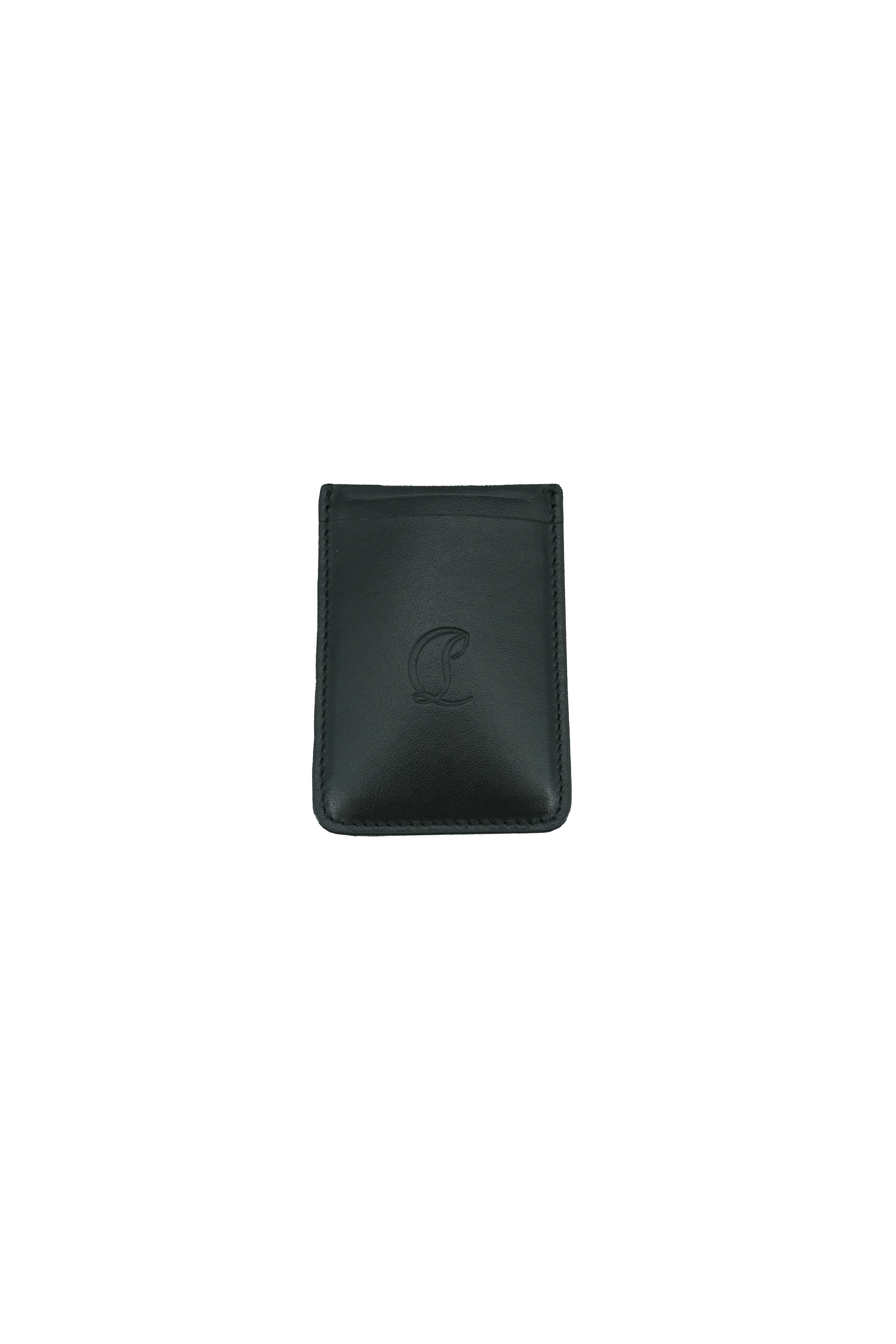 Christian Louboutin black Mooncrest cardholder