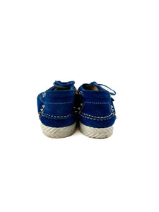 Christian Louboutin blue suede Steckel spike boat shoes size 38.5