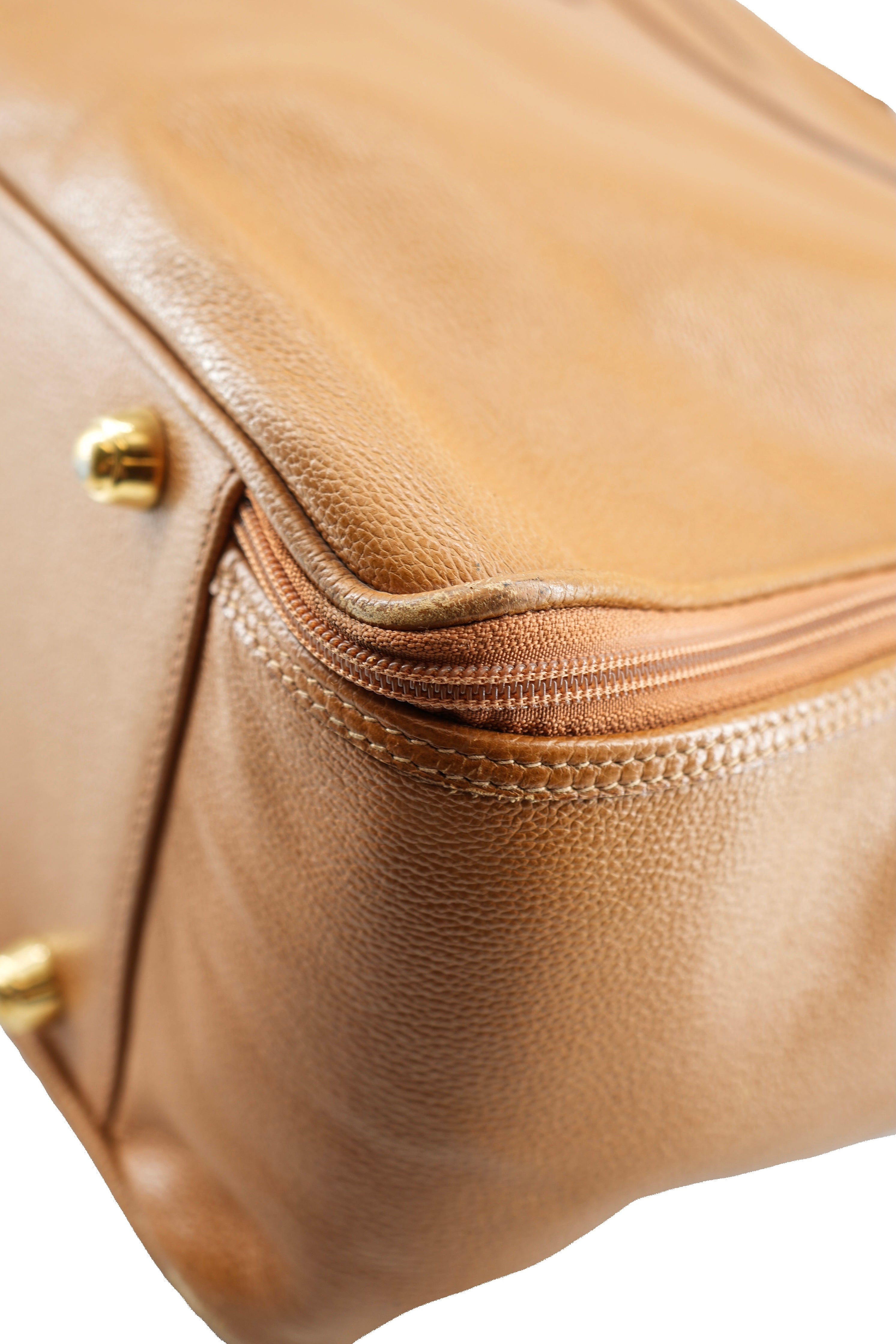Gucci brown leather vintage suitcase 3560