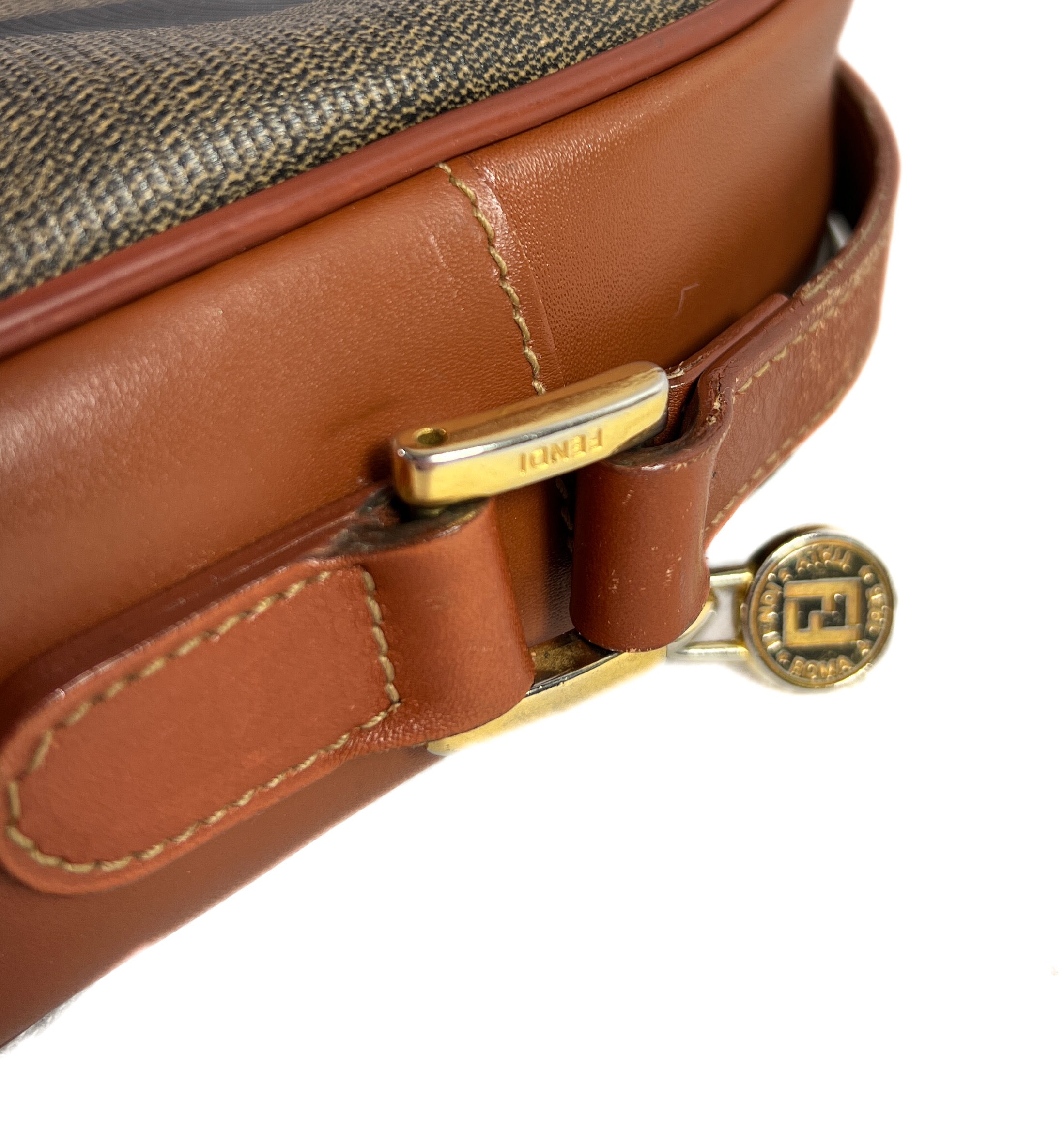 Fendi vintage Pequin striped crossbody