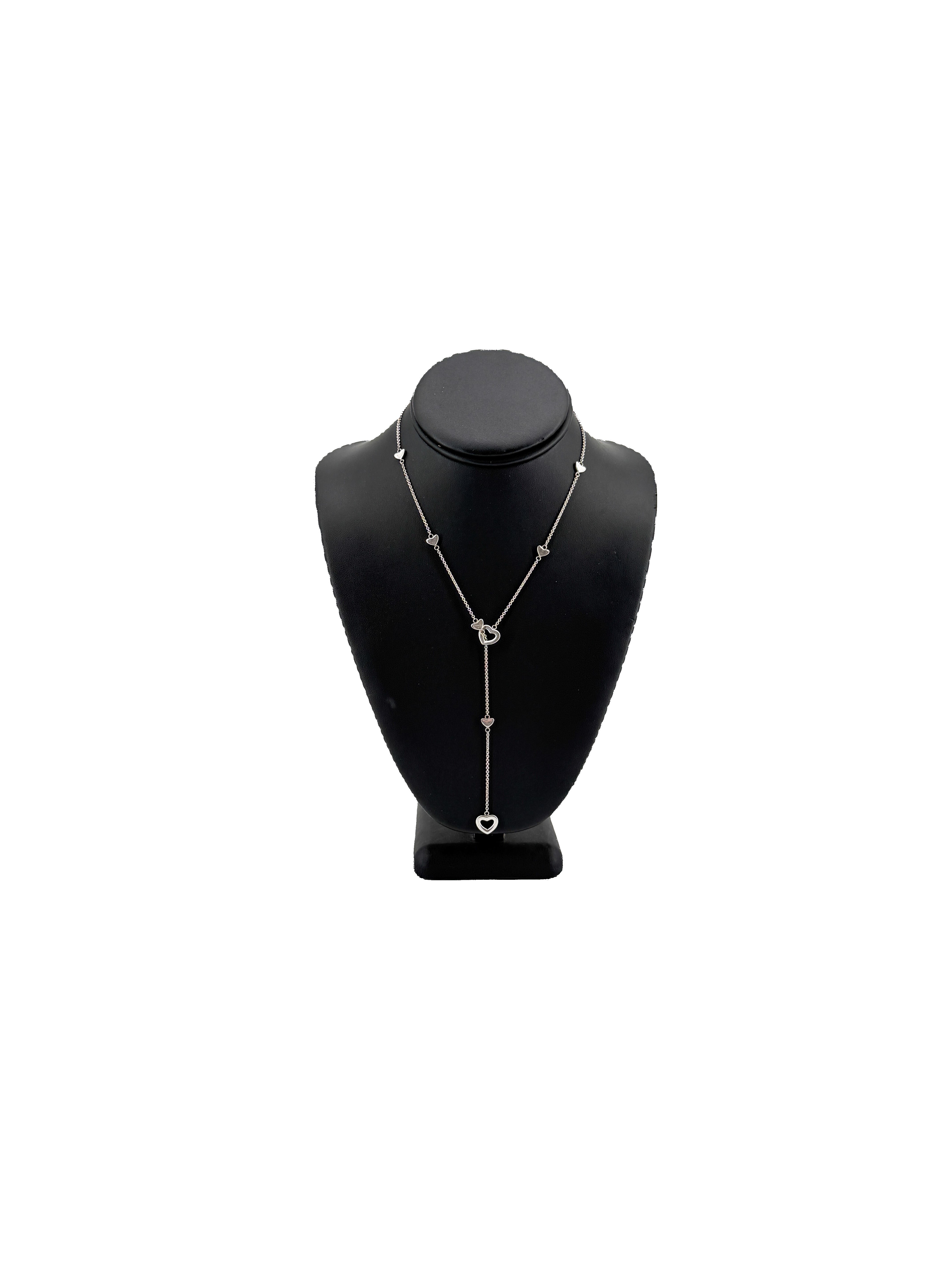 Tiffany & Co heart lariat necklace