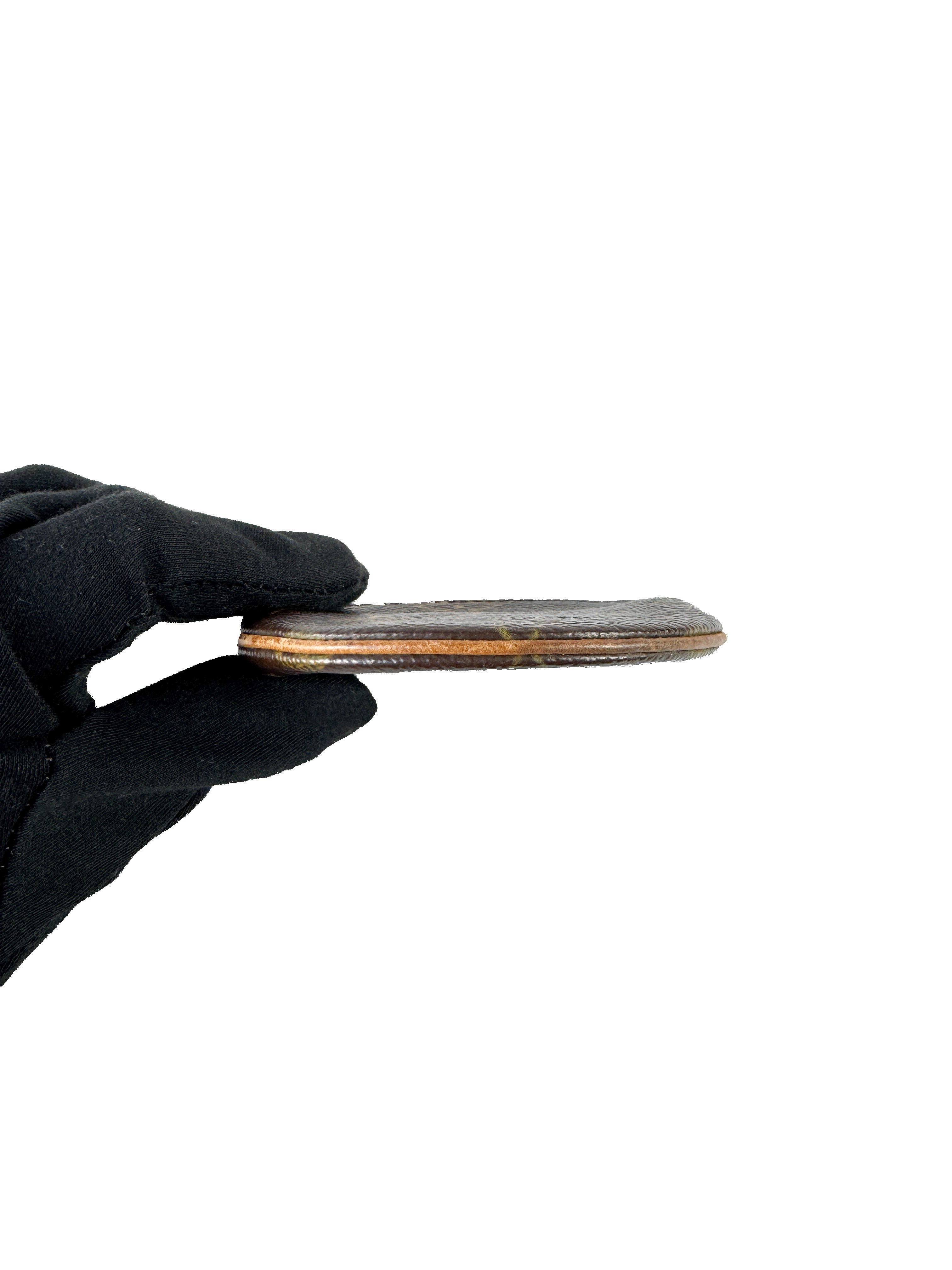 Louis Vuitton monogram round coin pouch CT0014