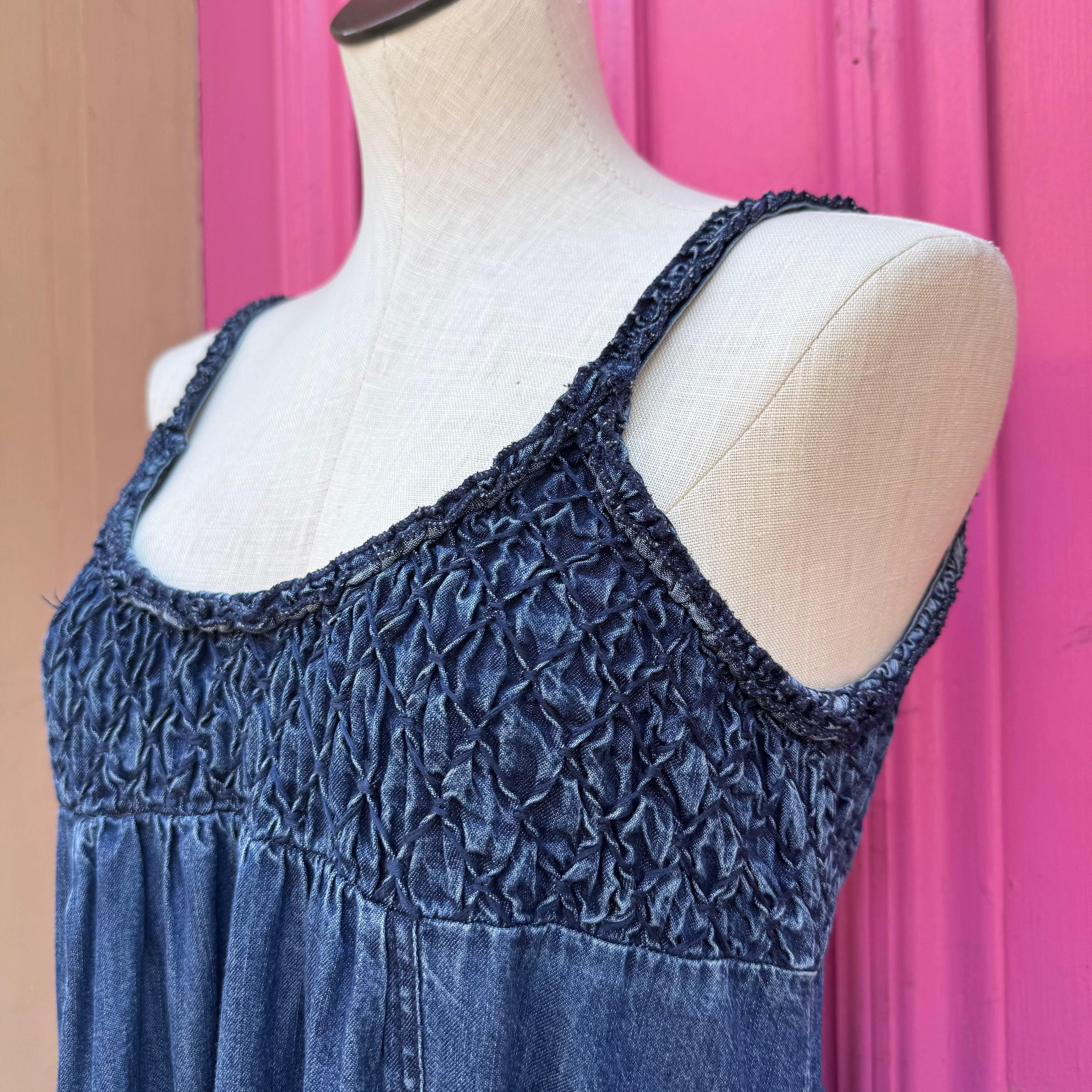 Free People chambray tank dress size XS