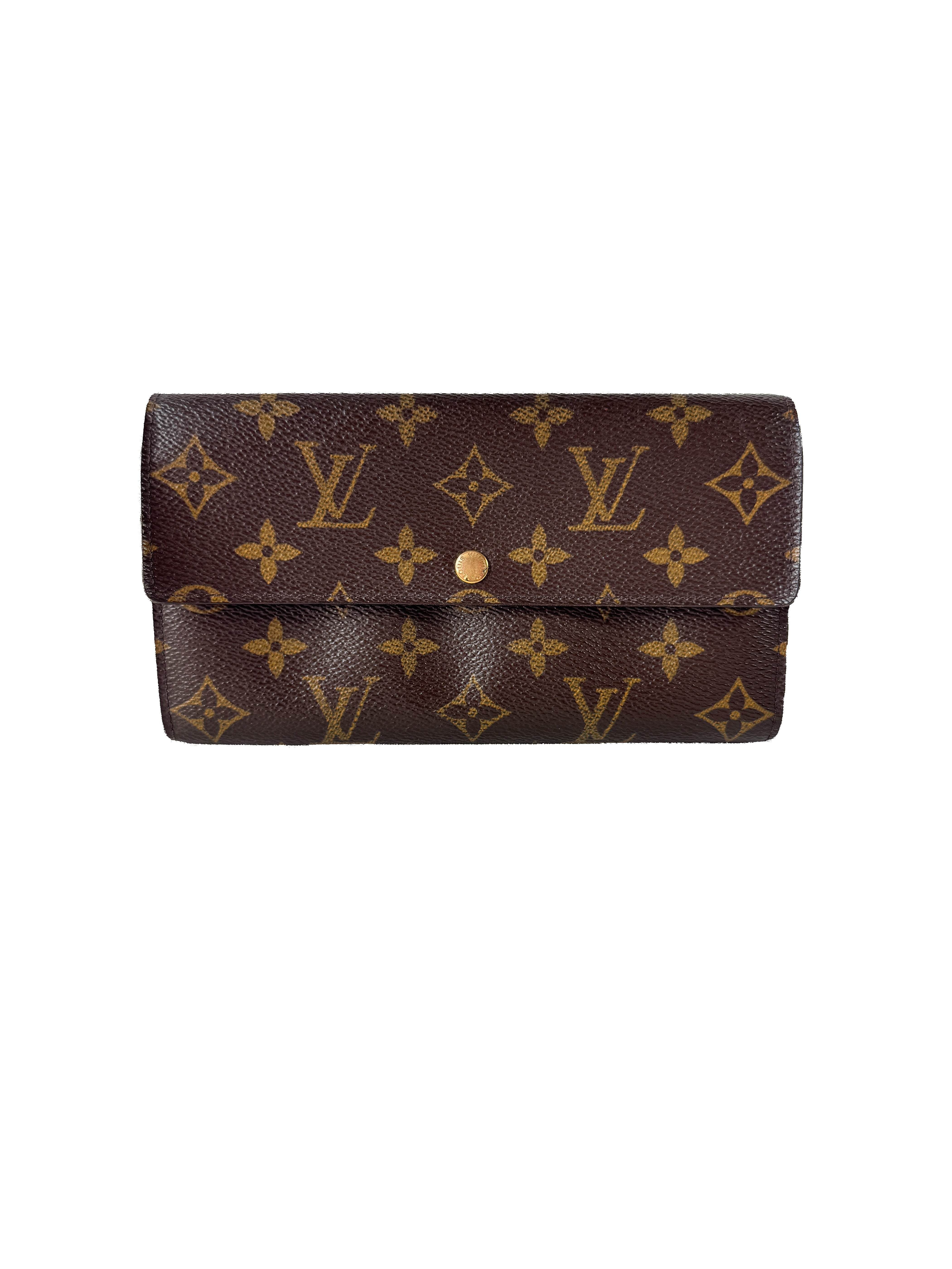 Louis Vuitton monogram vintage Porte Monnaie long wallet MB0093
