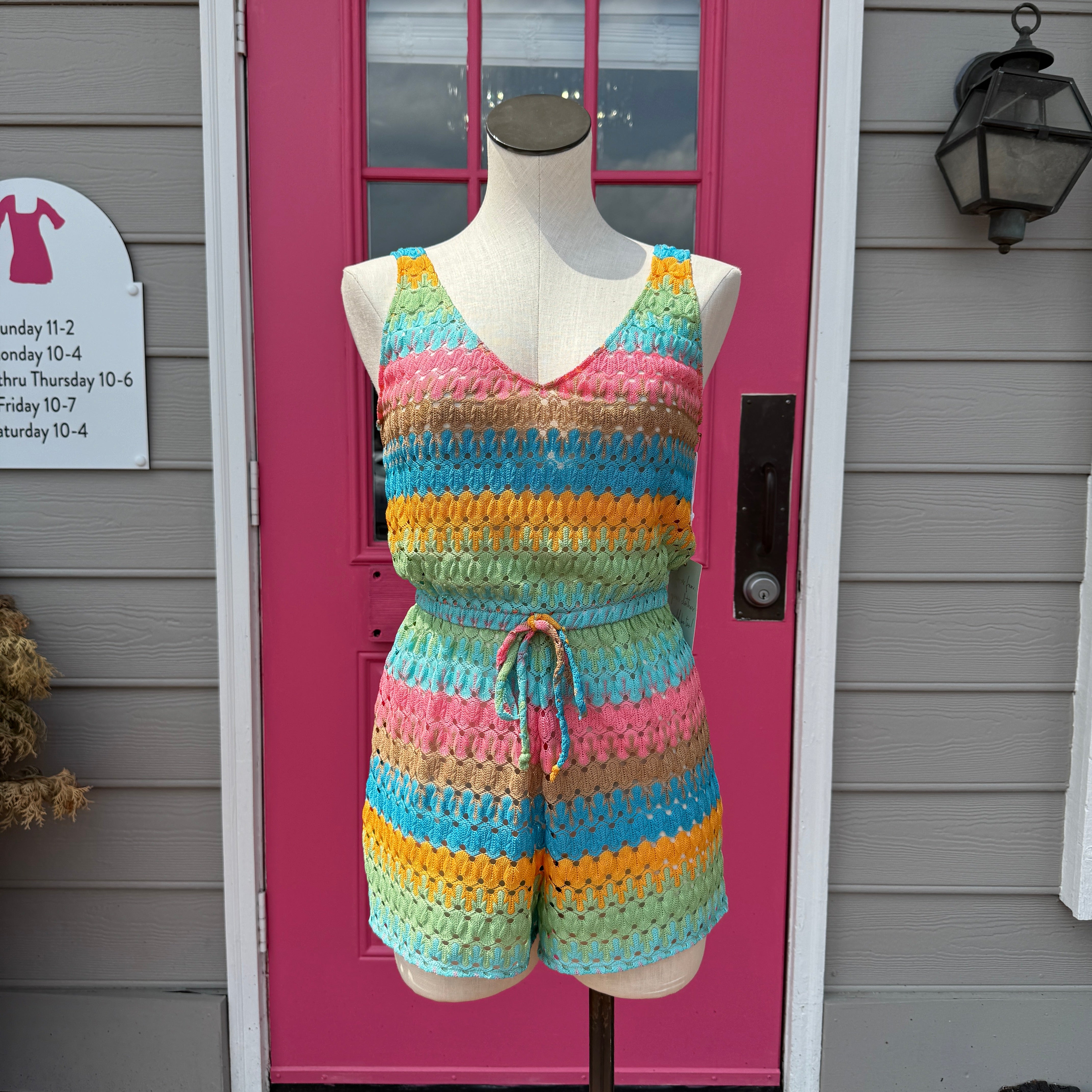 Show Me Your Mumu multicolor Ren romper size XS NWT