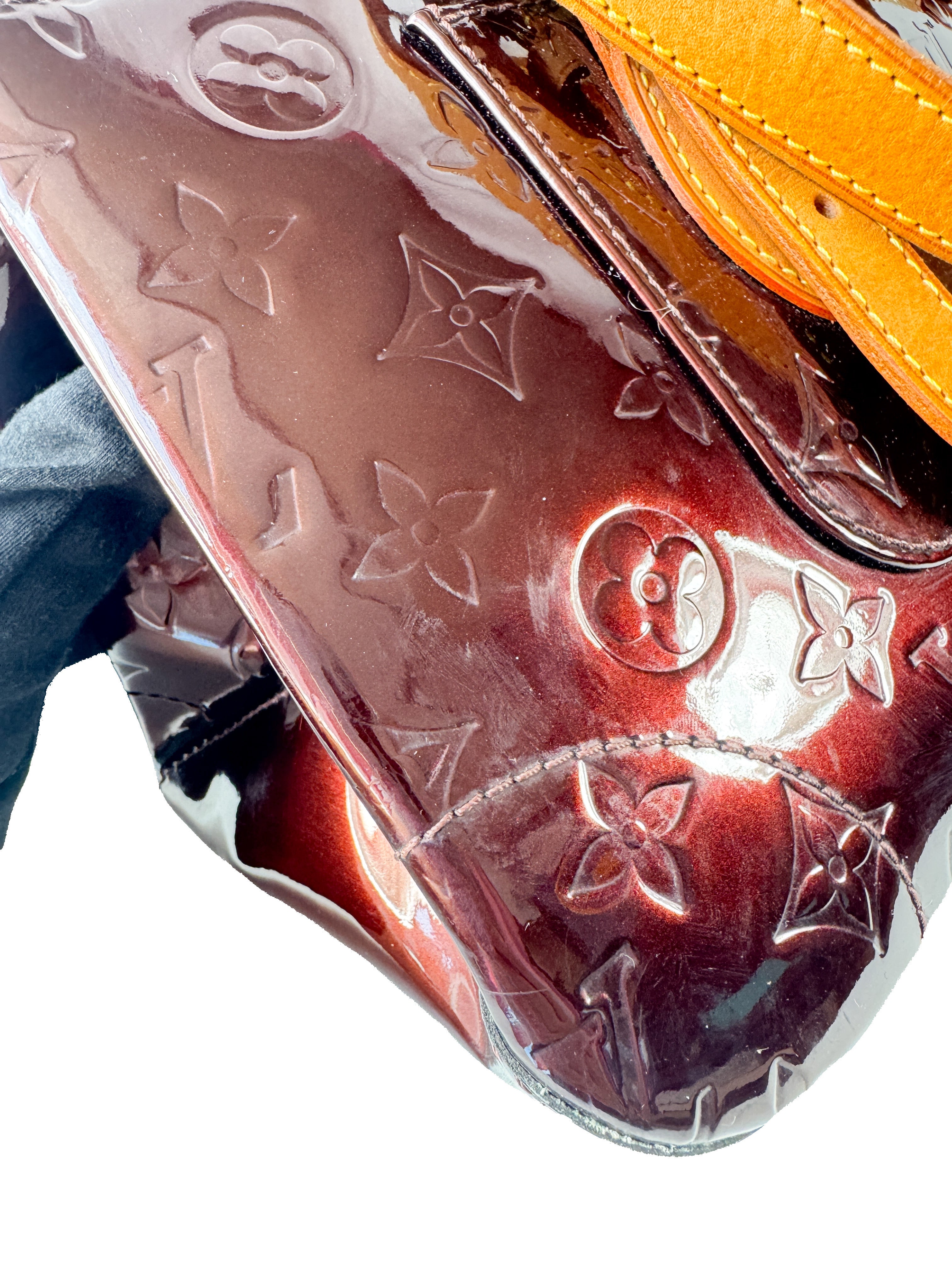 Louis Vuitton vernis rosewood ave bag SL4007