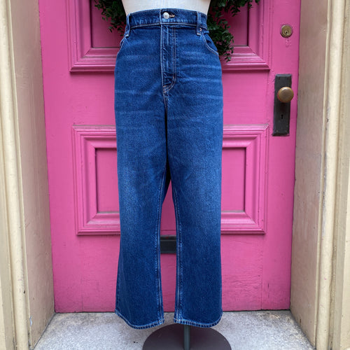 American Eagle super high rise ankle straight jeans size 18