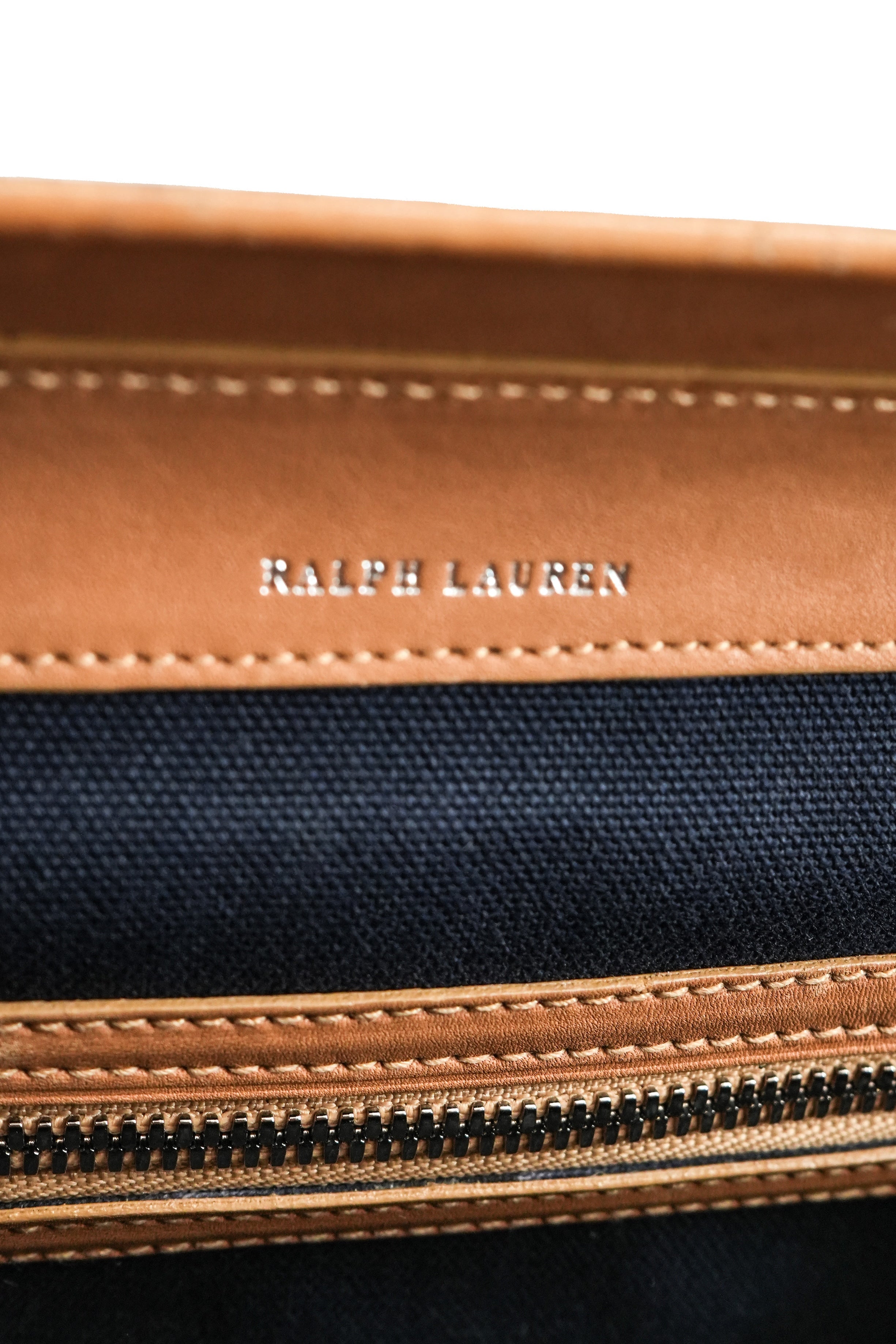 Ralph Lauren vachetta leather Ricky doctor bag