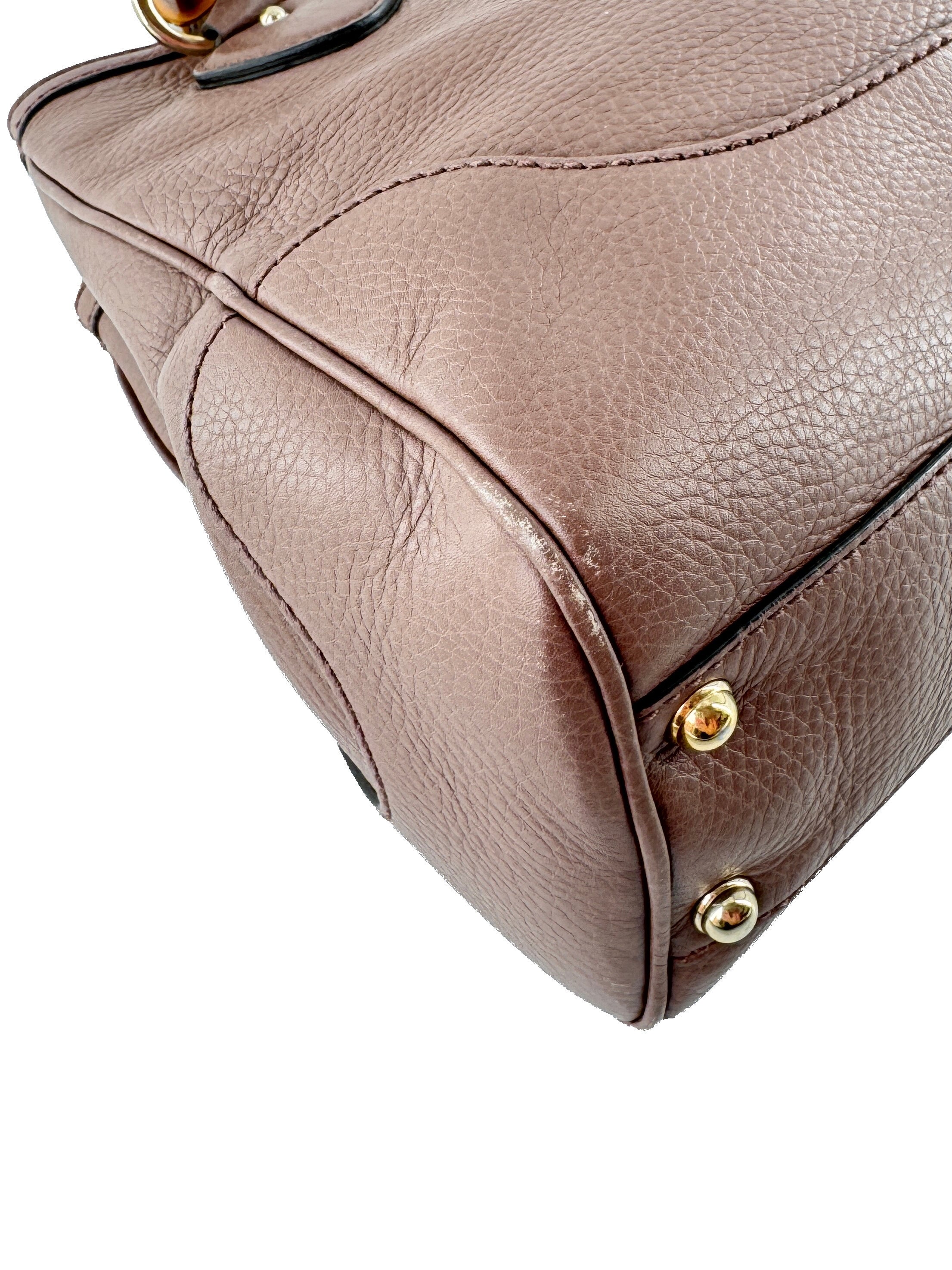 Gucci mauve Diana bamboo shopper 308360 520981