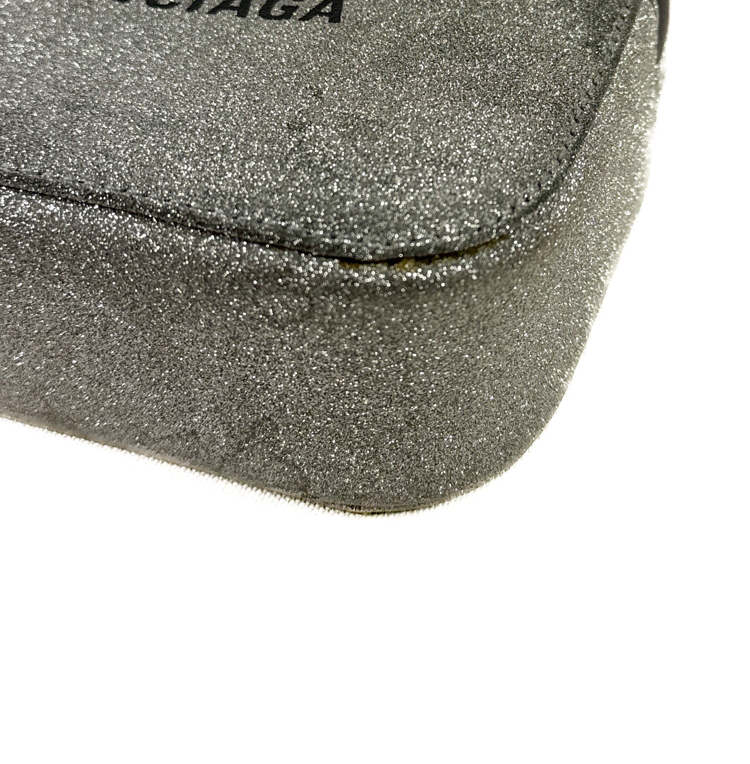 Balenciaga silver glitter everyday camera bag **as is**