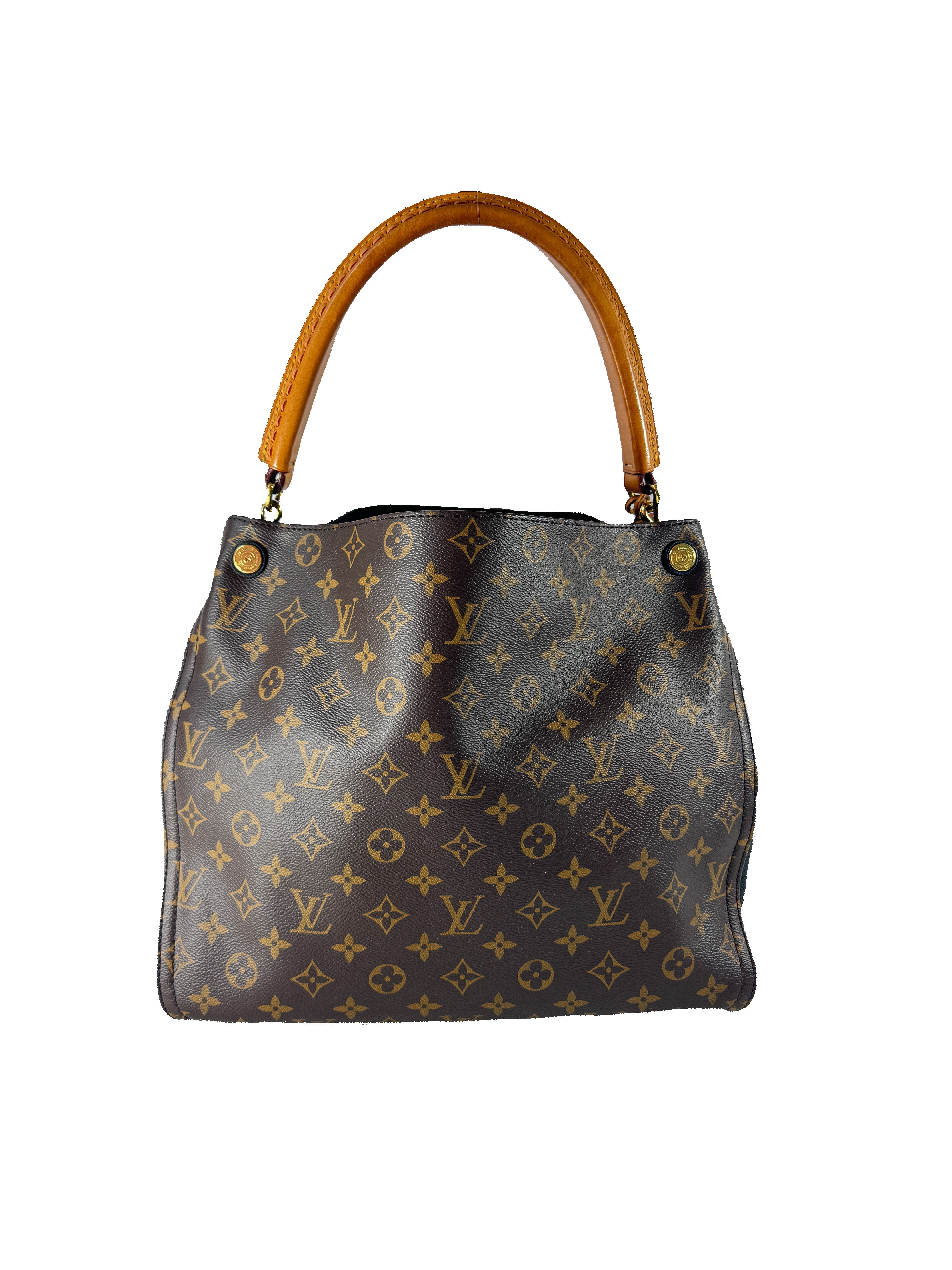 Louis Vuitton monogram Gaia black shoulder bag DR4105