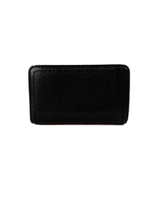 Marc Jacobs black leather small wallet