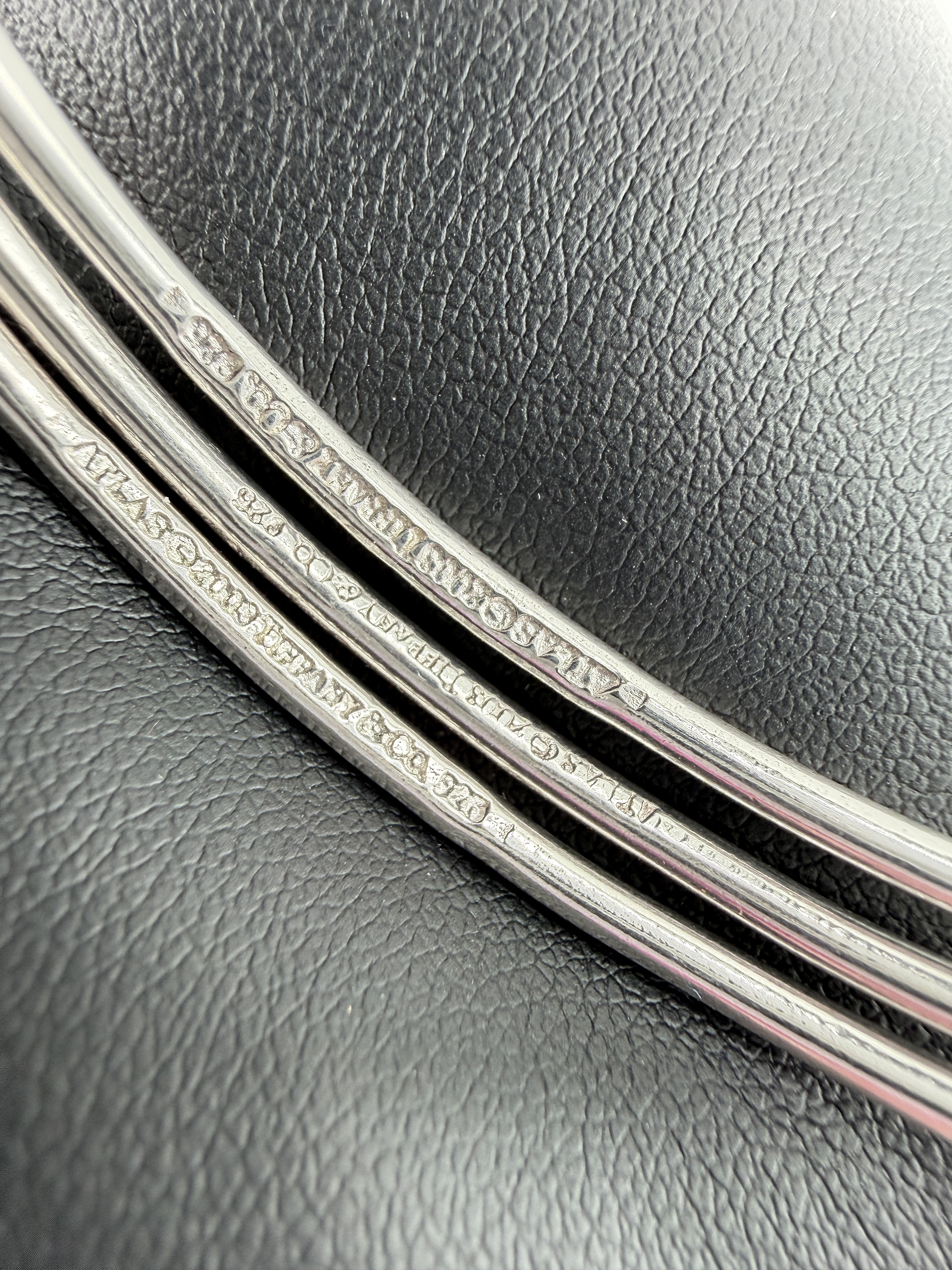 Tiffany & Co 1837 lock triple bangle bracelet - My Girlfriend's Wardrobe LLC