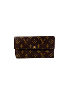 Louis Vuitton monogram vintage wallet CA0916 **as is**