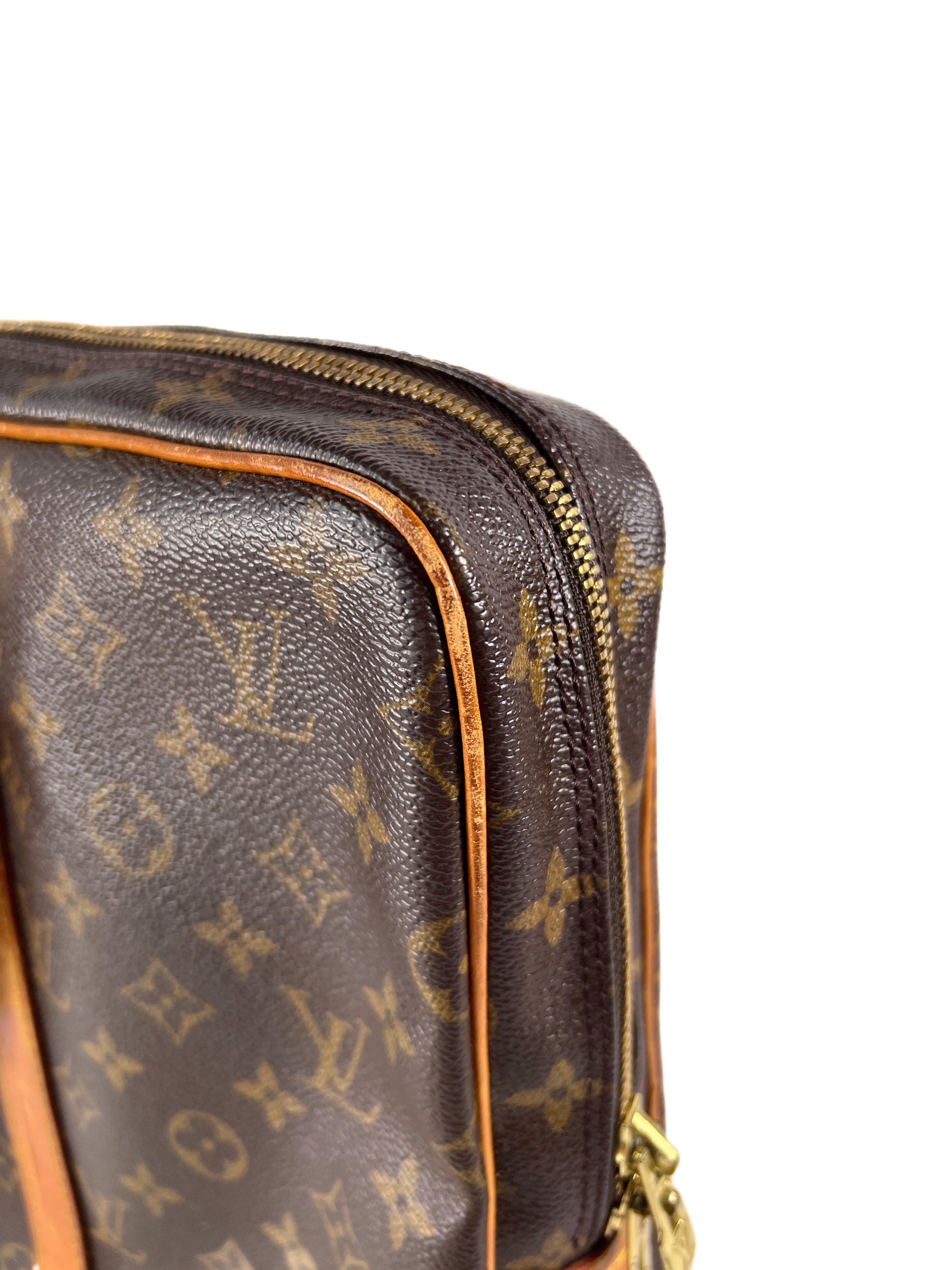 Louis Vuitton monogram porte documents voyage bag TH0030