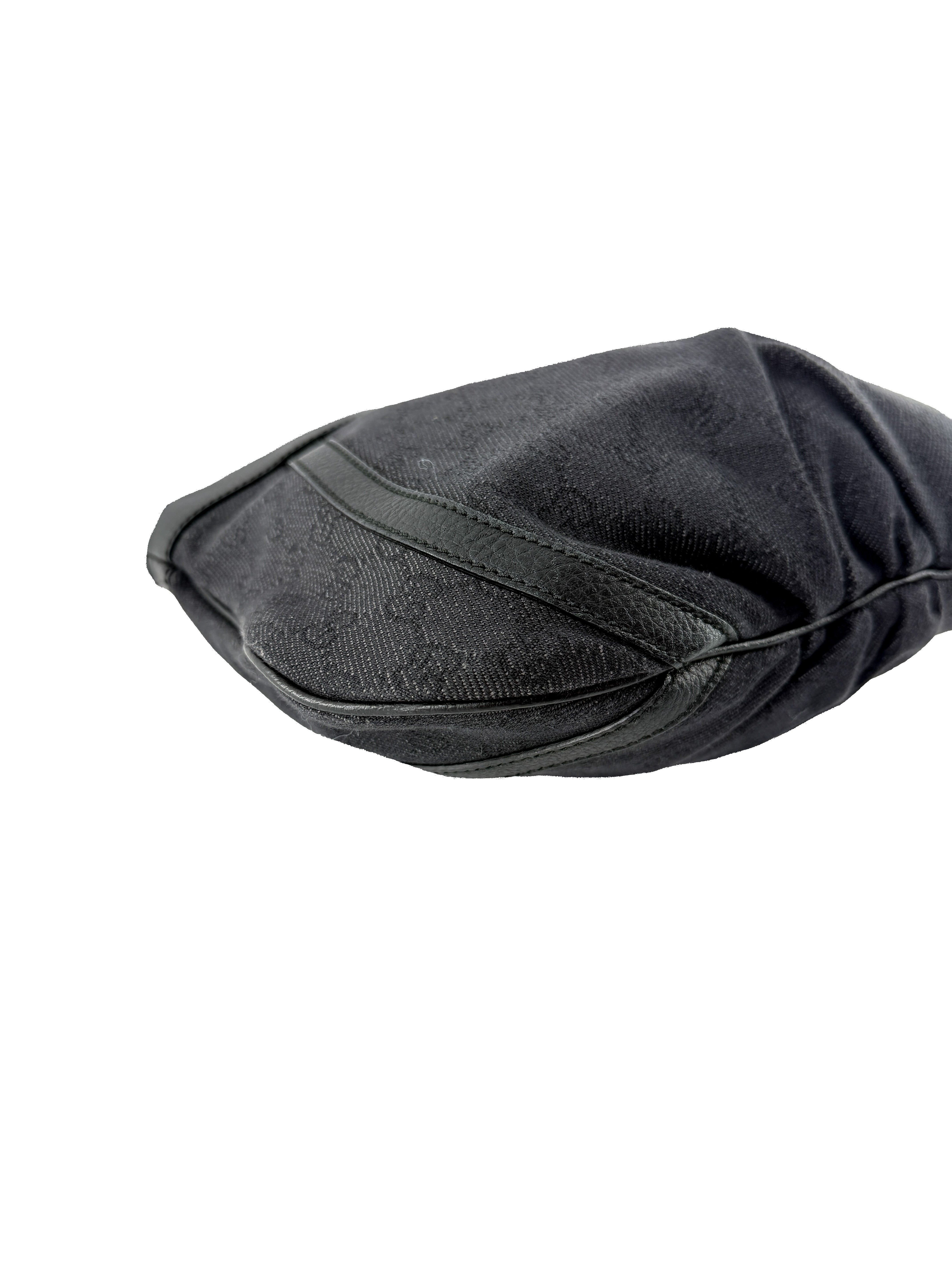 Gucci black signature GG canvas Small Abbey D Ring crossbody 265691 002058