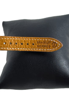 Hermès brown leather 1996 Kelly bracelet