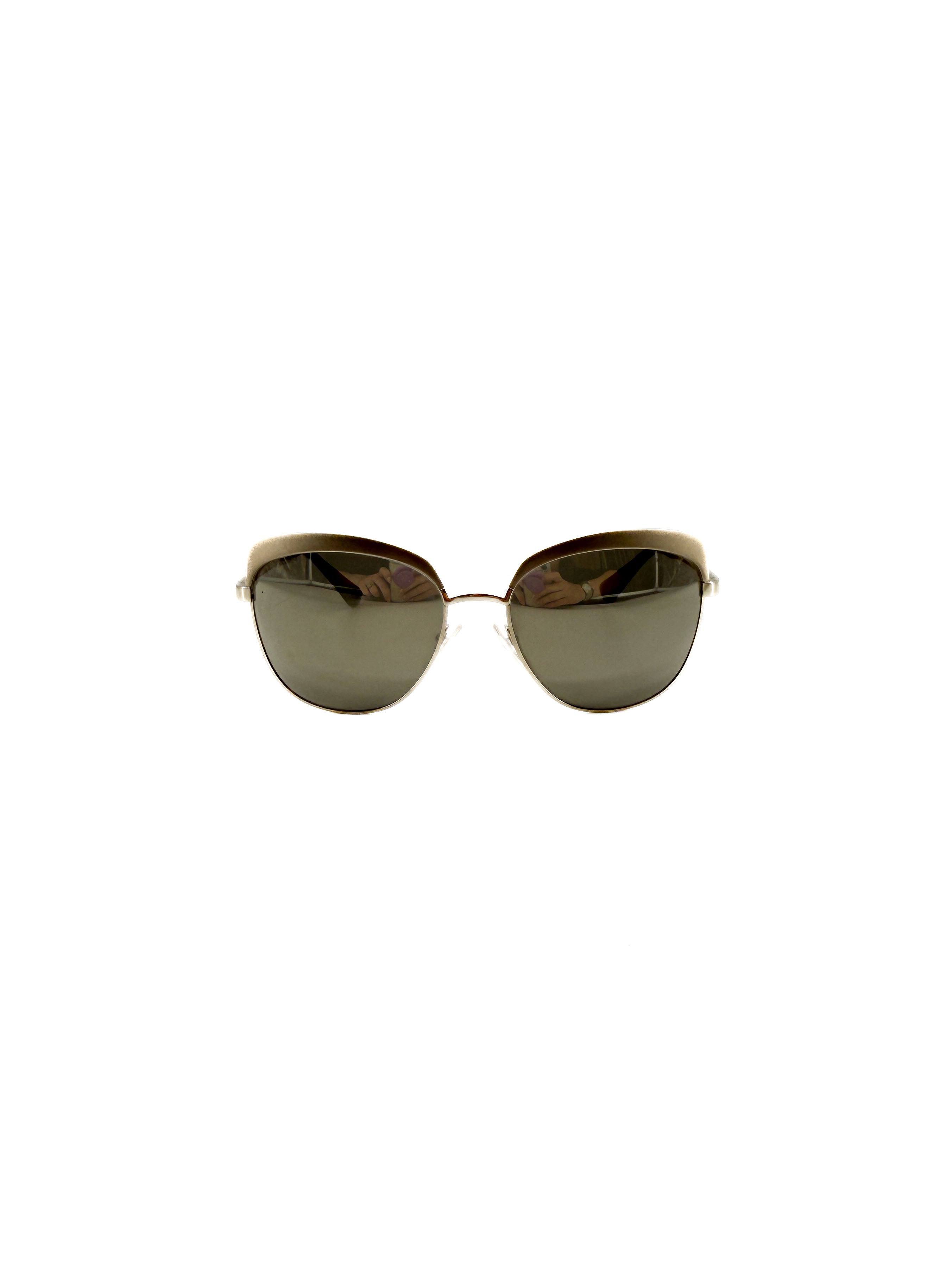 Prada gold tone sunglasses SPR51T
