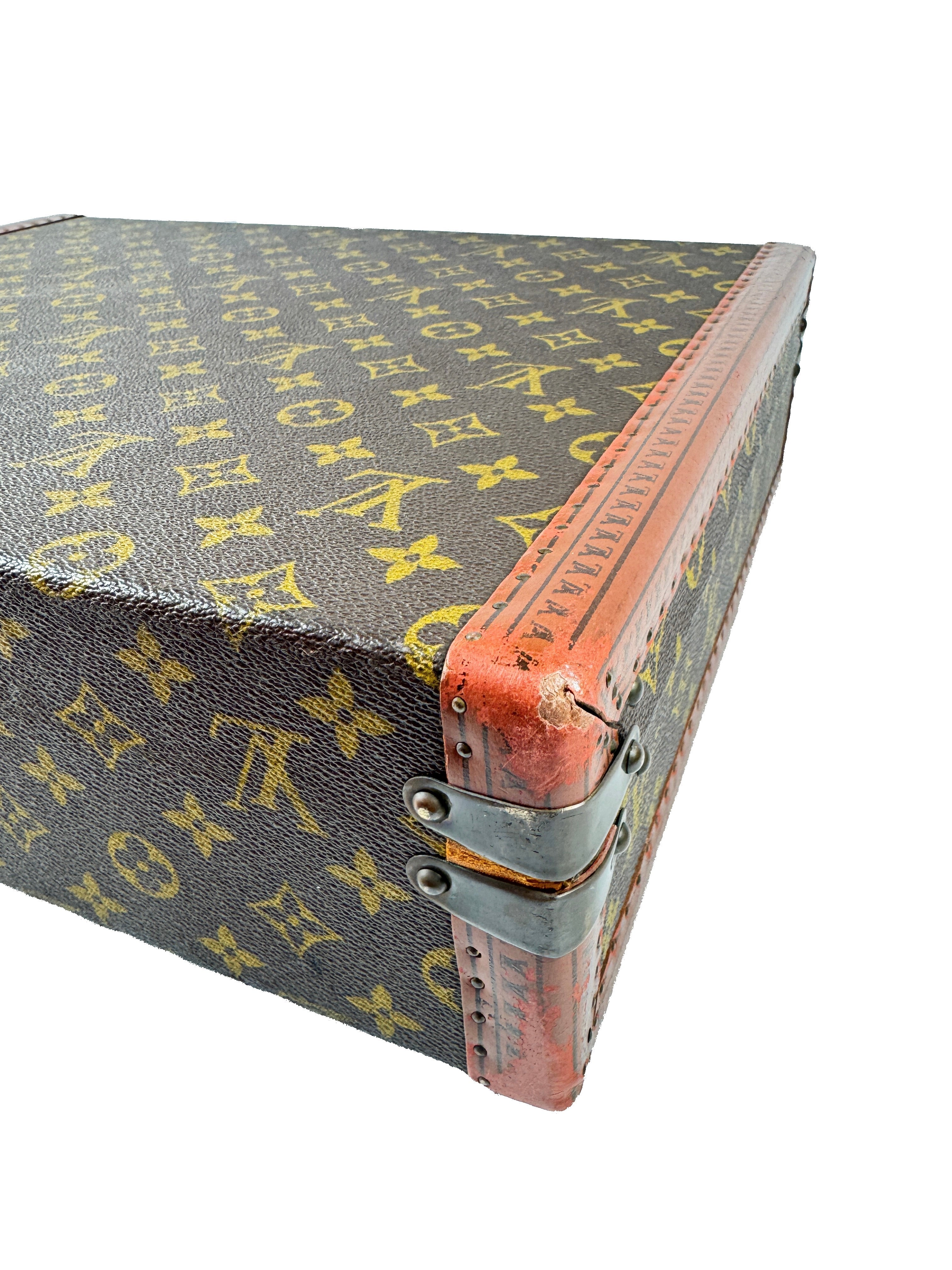 Louis Vuitton monogram 60s-80s vintage Cotteville 45 trunk 903220