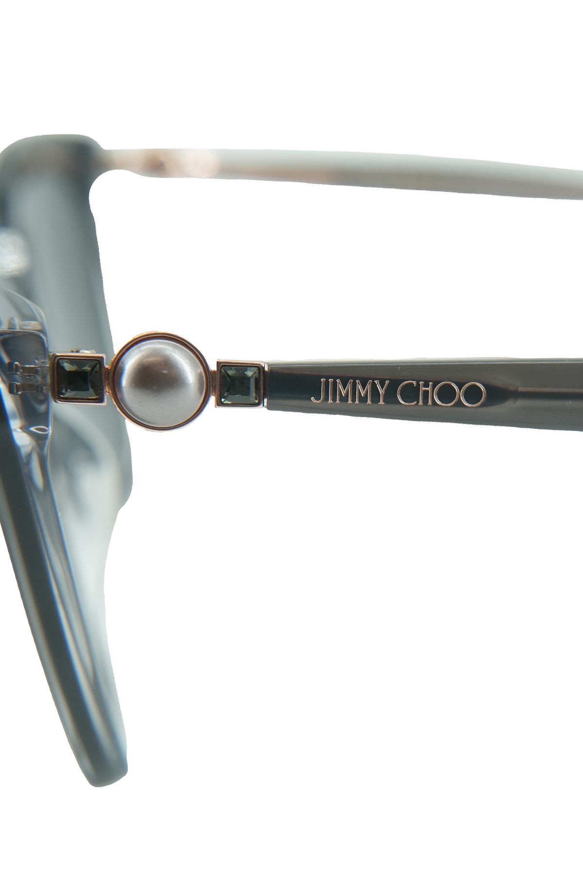 Jimmy Choo gray Rua sunglasses *case*