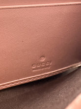 Gucci light pink Guccissima leather wallet 388679-2067