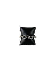 David Yurman sterling silver 17mm oval link bracelet