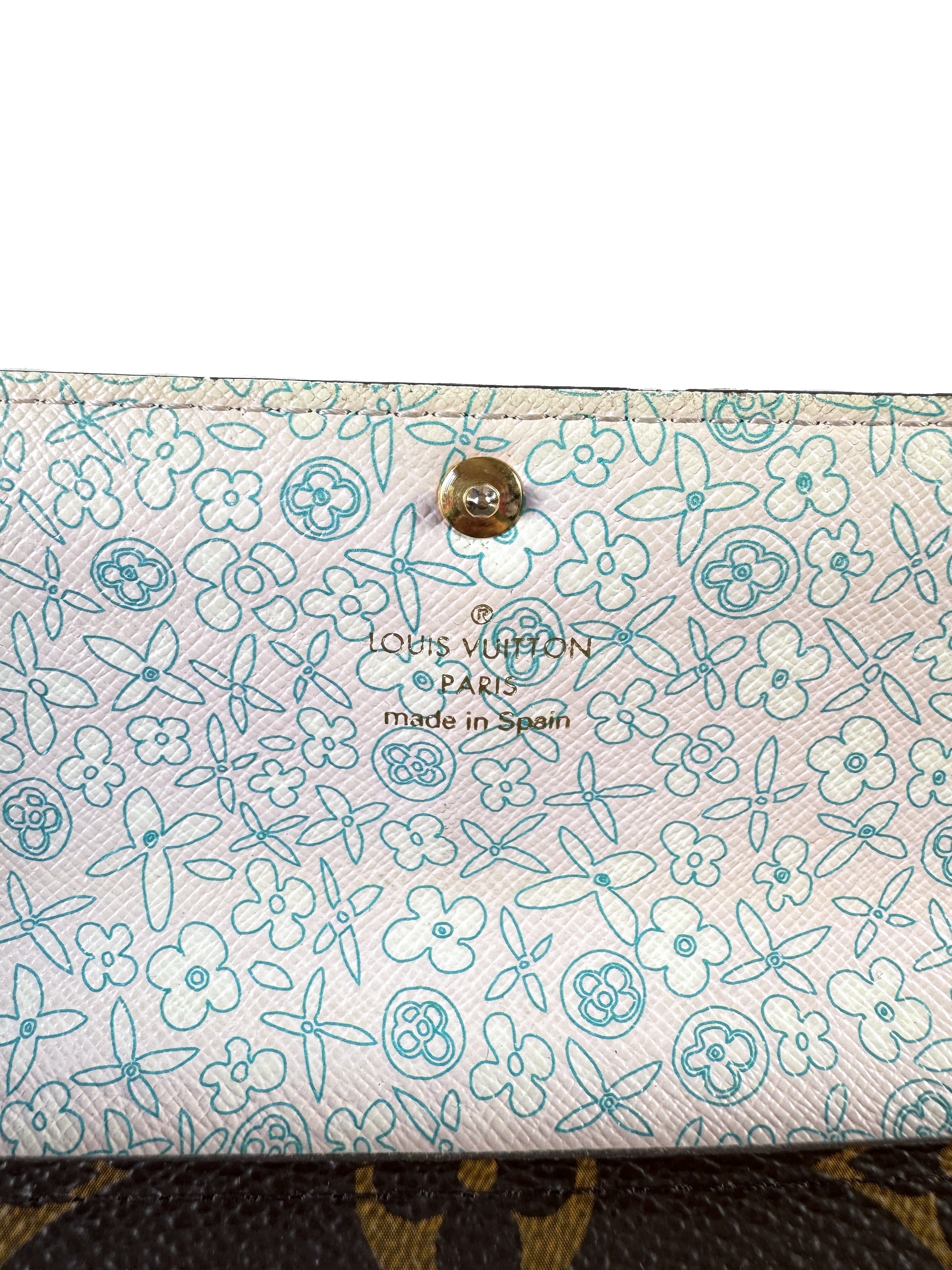 Louis Vuitton monogram Sarah Fleuri wallet CA1180