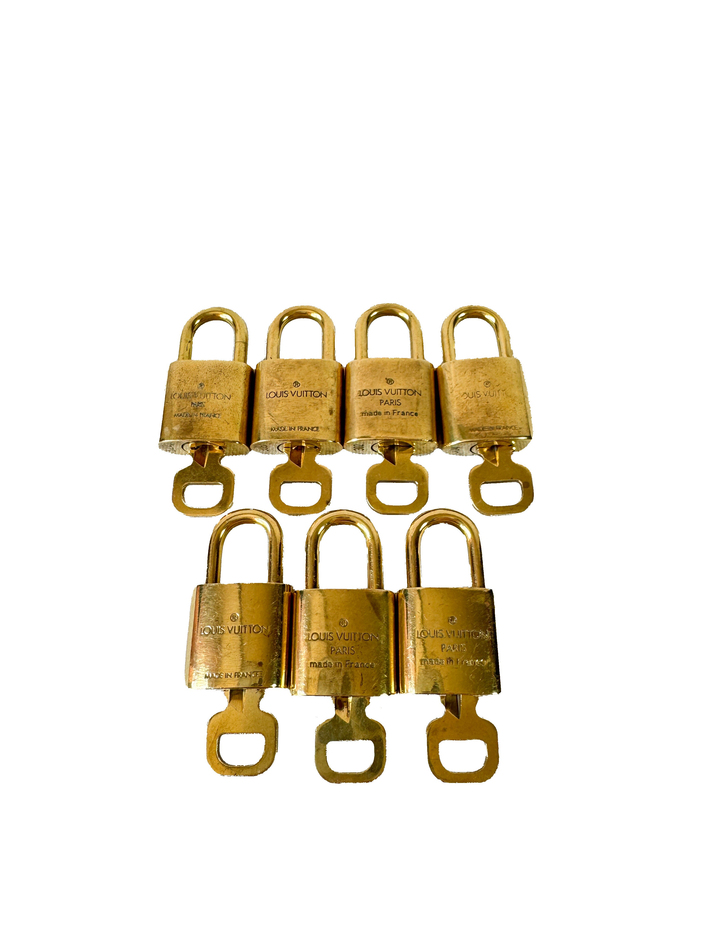 Louis Vuitton brass lock & key