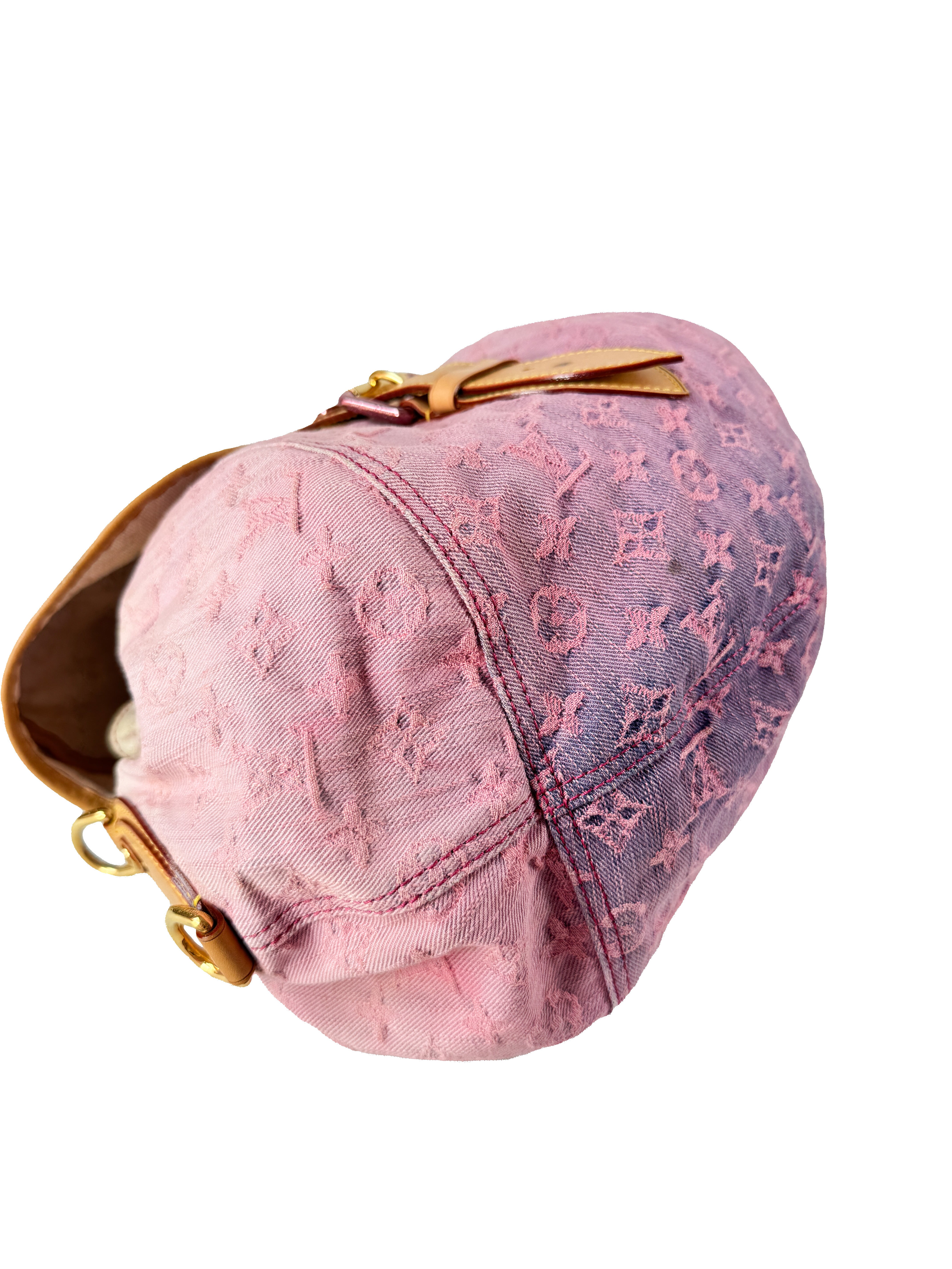 Louis Vuitton Sunshine pink denim monogram FL0130