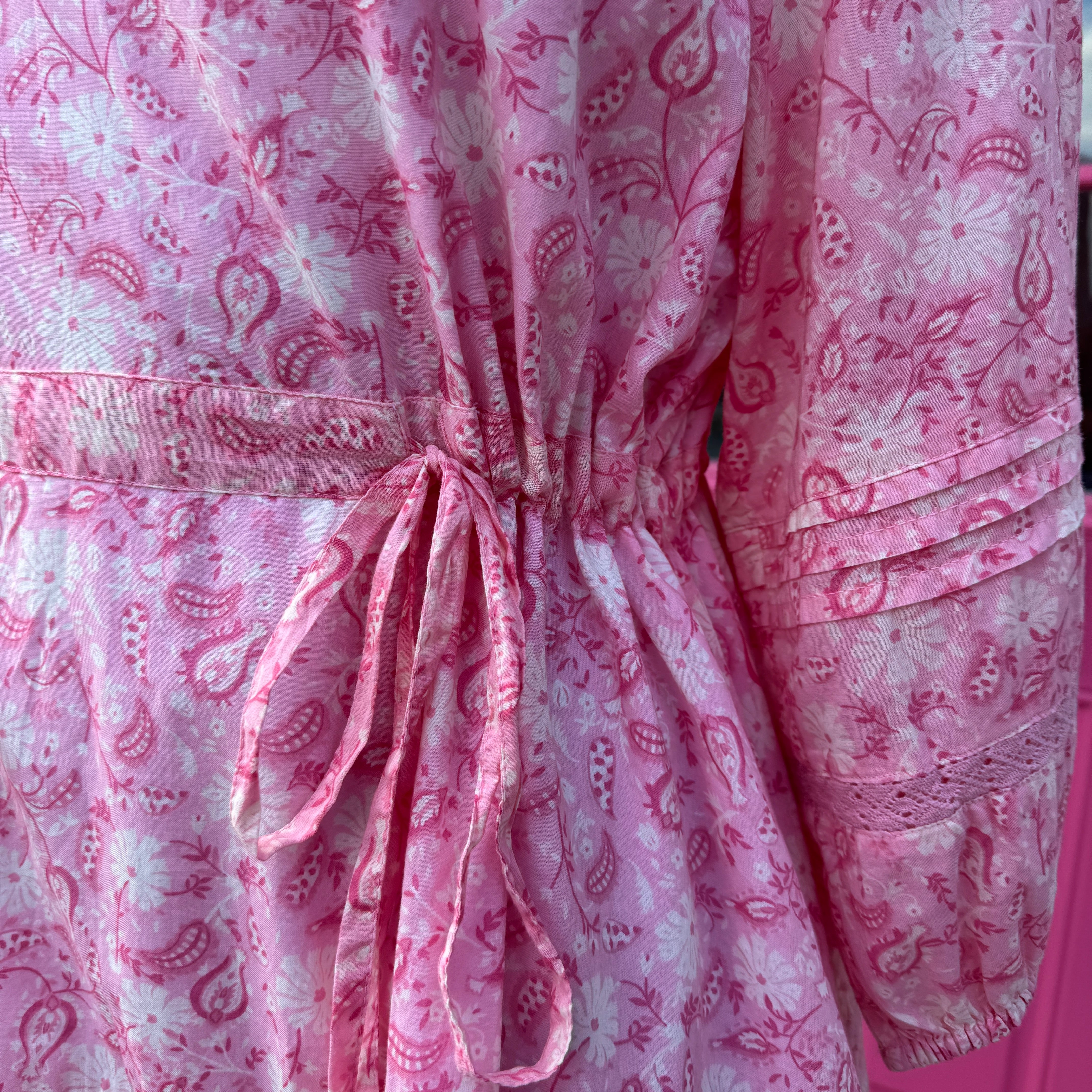 Draper James pink Kellie babydoll dress size M NWT