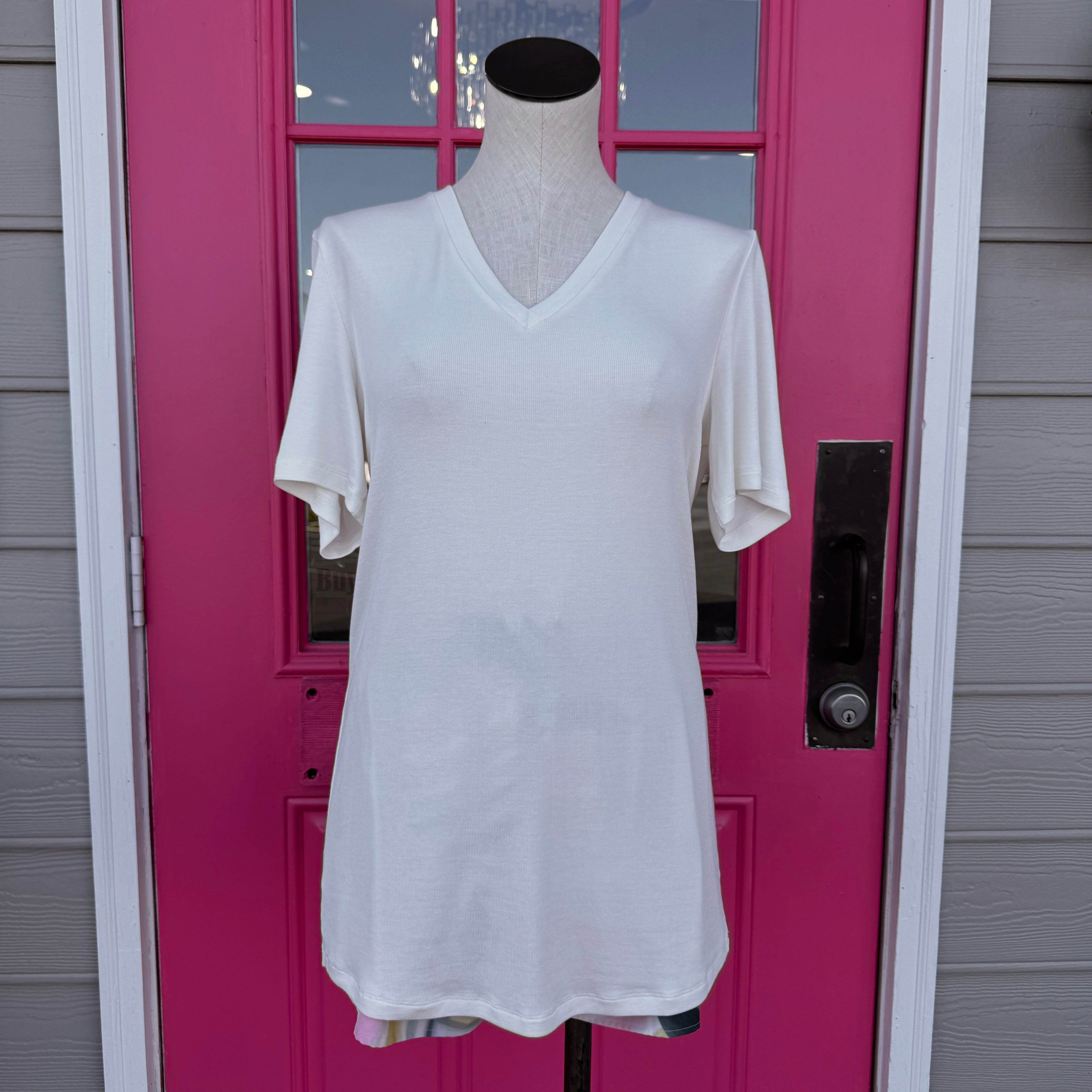 Universal Standard cream ribbed top size 18-20 NWT
