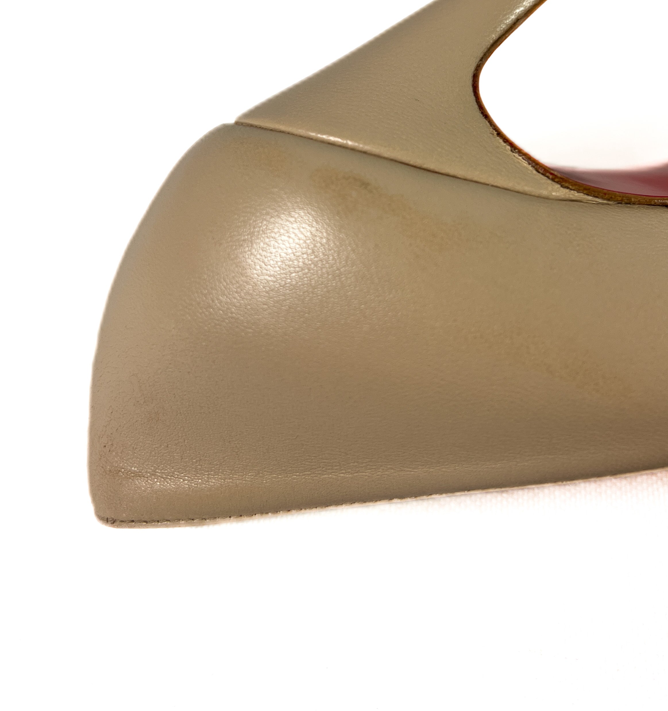 Christian Louboutin So Kate 120 nude pumps size 39