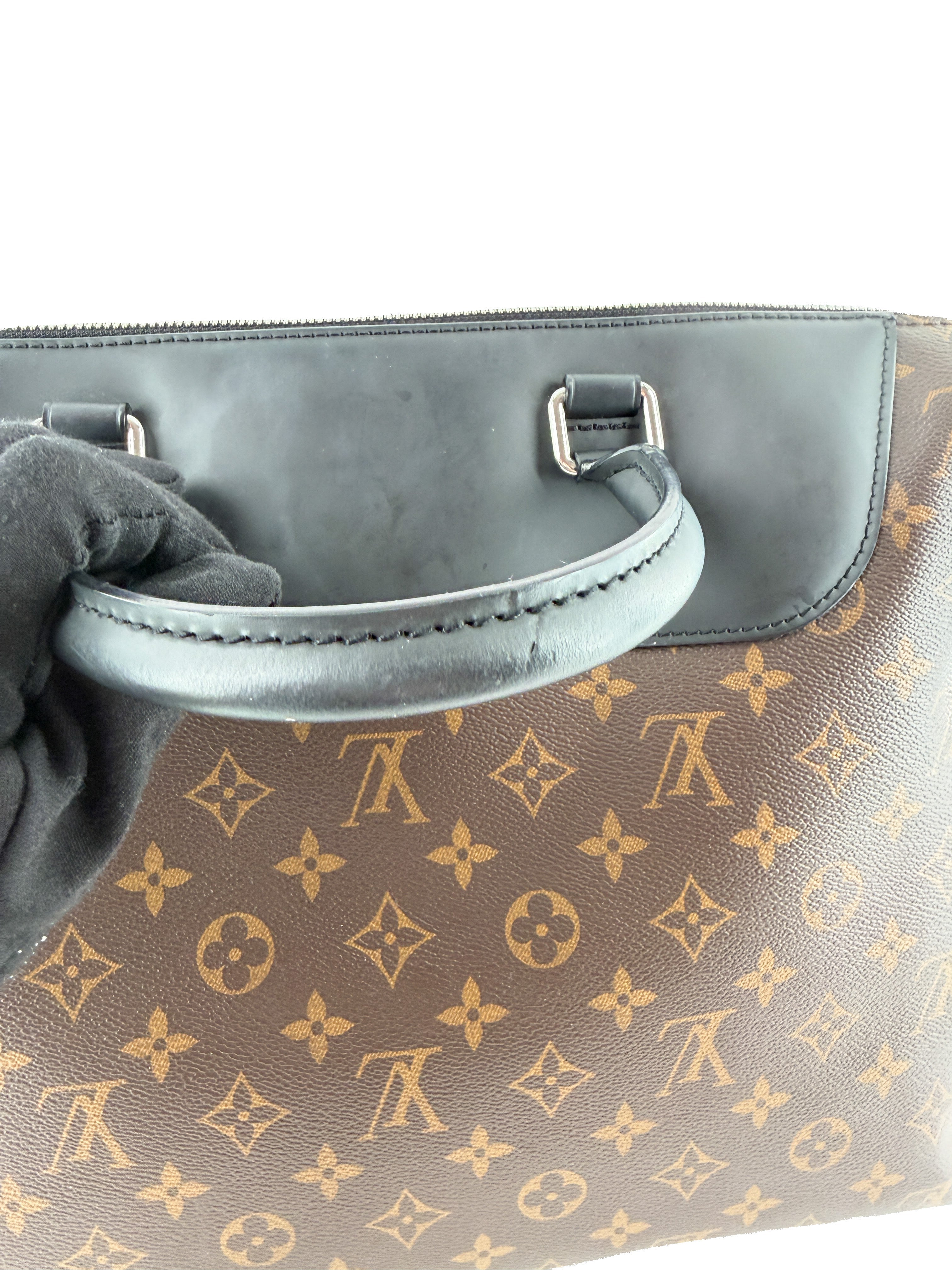 Louis Vuitton monogram black Macassar Porte Documents Jour NM CA3119 - My Girlfriend's Wardrobe LLC